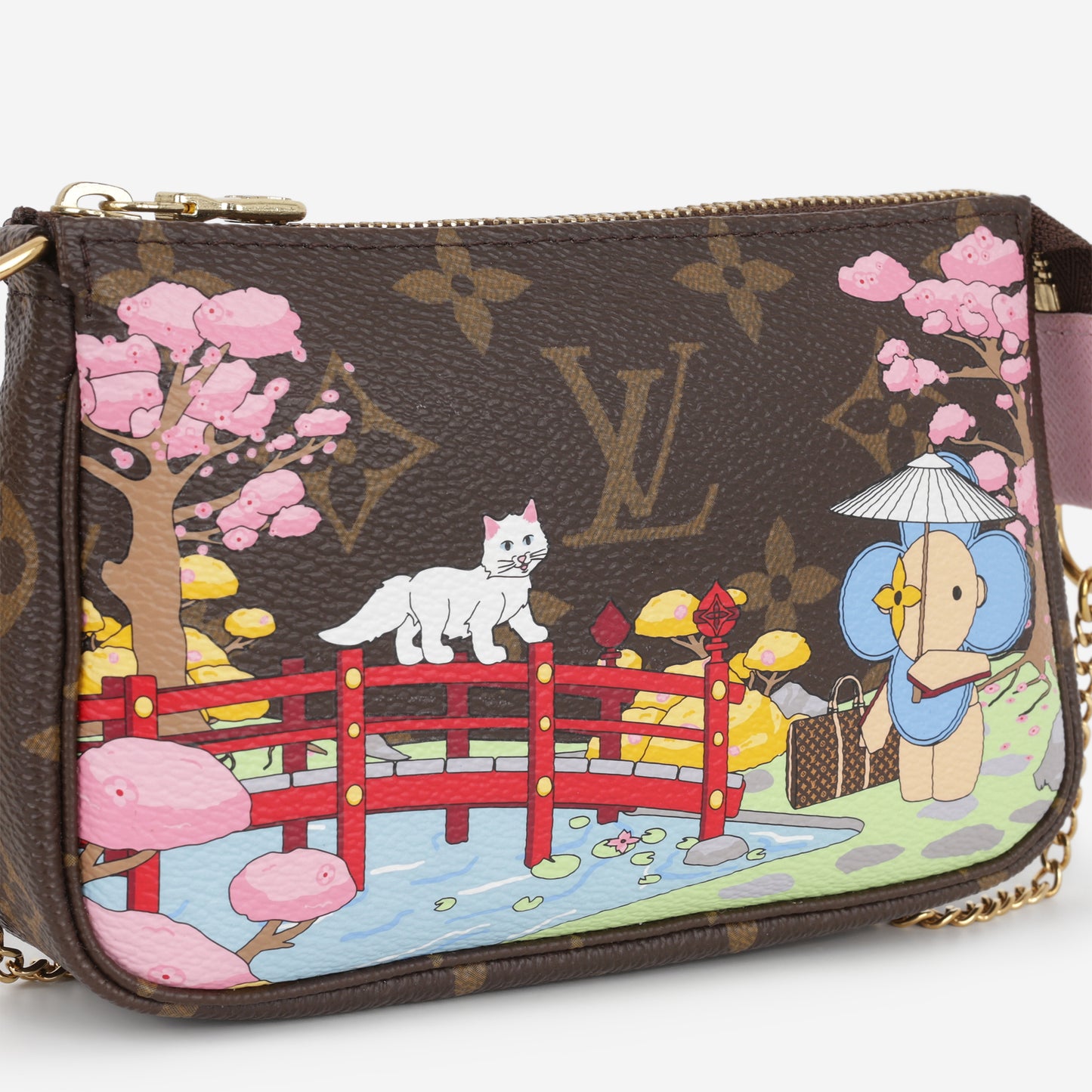 Louis Vuitton Mini Pochette Accessoires - "Vivienne in Japan" Monogram | Gold Hardware - Bagista