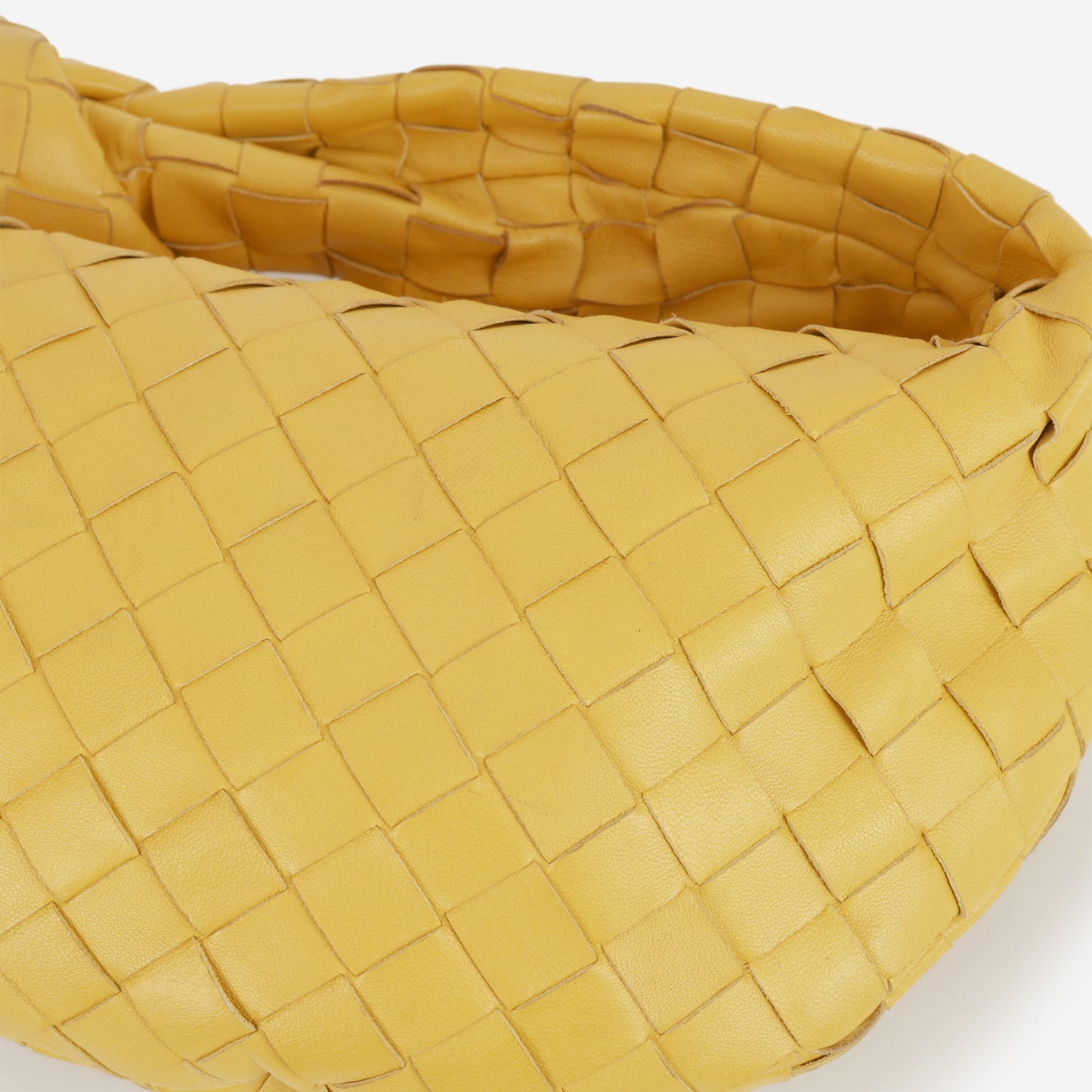 Bottega Veneta Mini Jodie - Buttercup Intrecciato | Gold Hardware