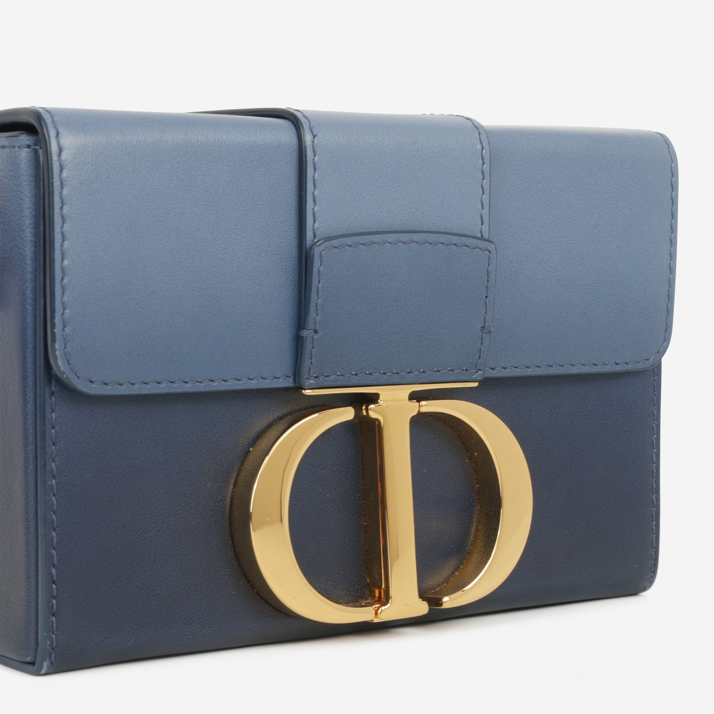 Dior 30 Montaigne Mini Bag - Blue Ombre Calfskin | Gold Hardware