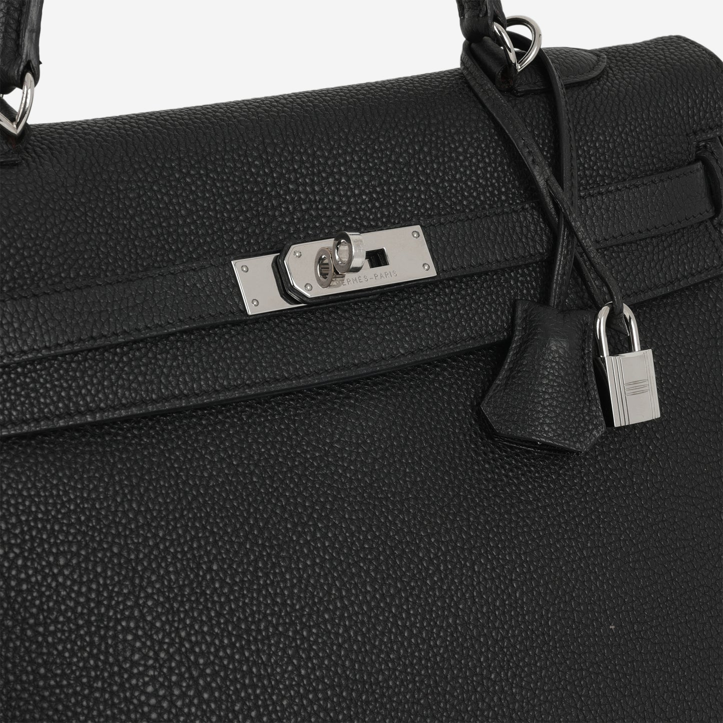 Hermès Kelly 35 - Black Togo | Palladium Hardware - Bagista