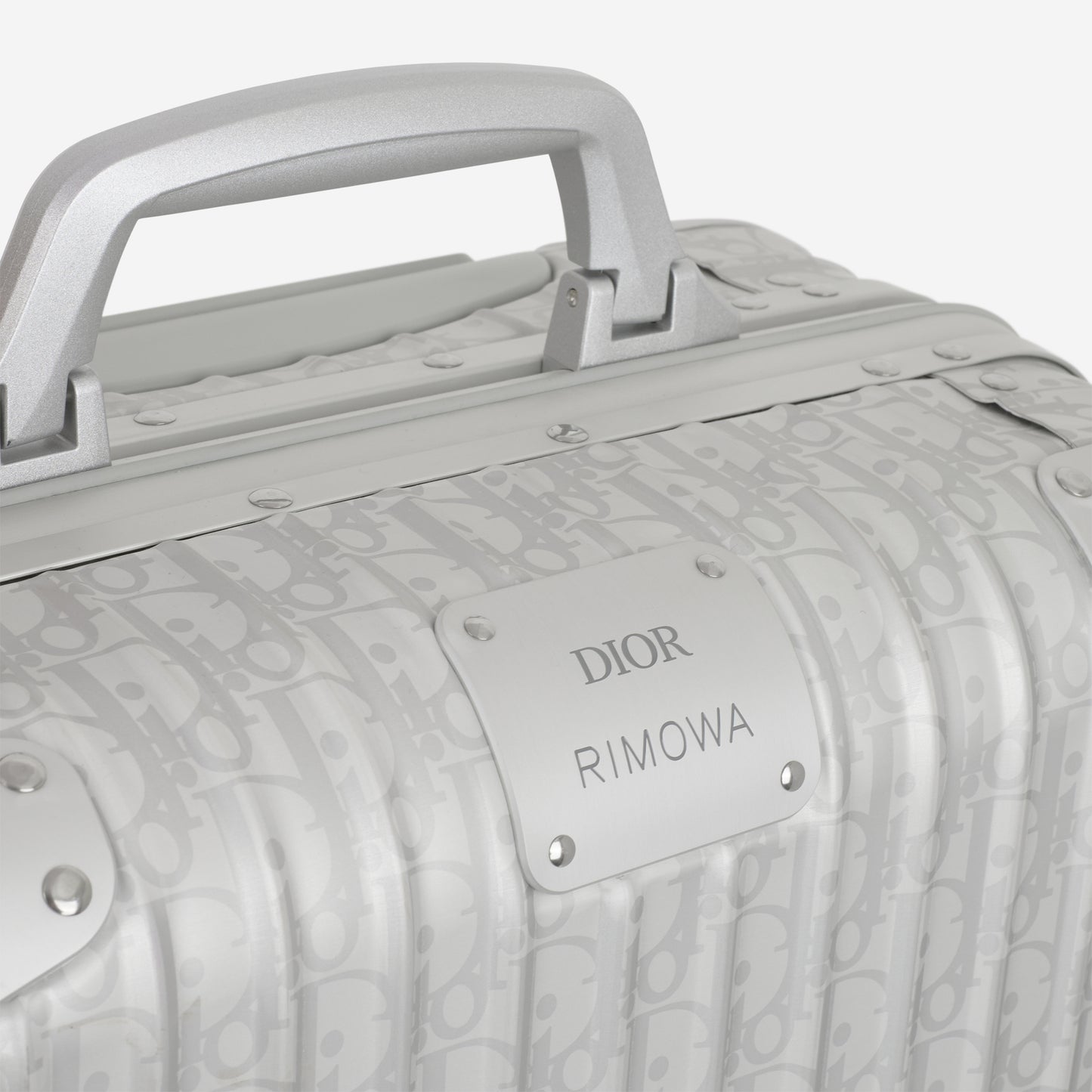 Dior x Rimowa Carry-On Suitcase - Dior Oblique Aluminium | Silver Hardware