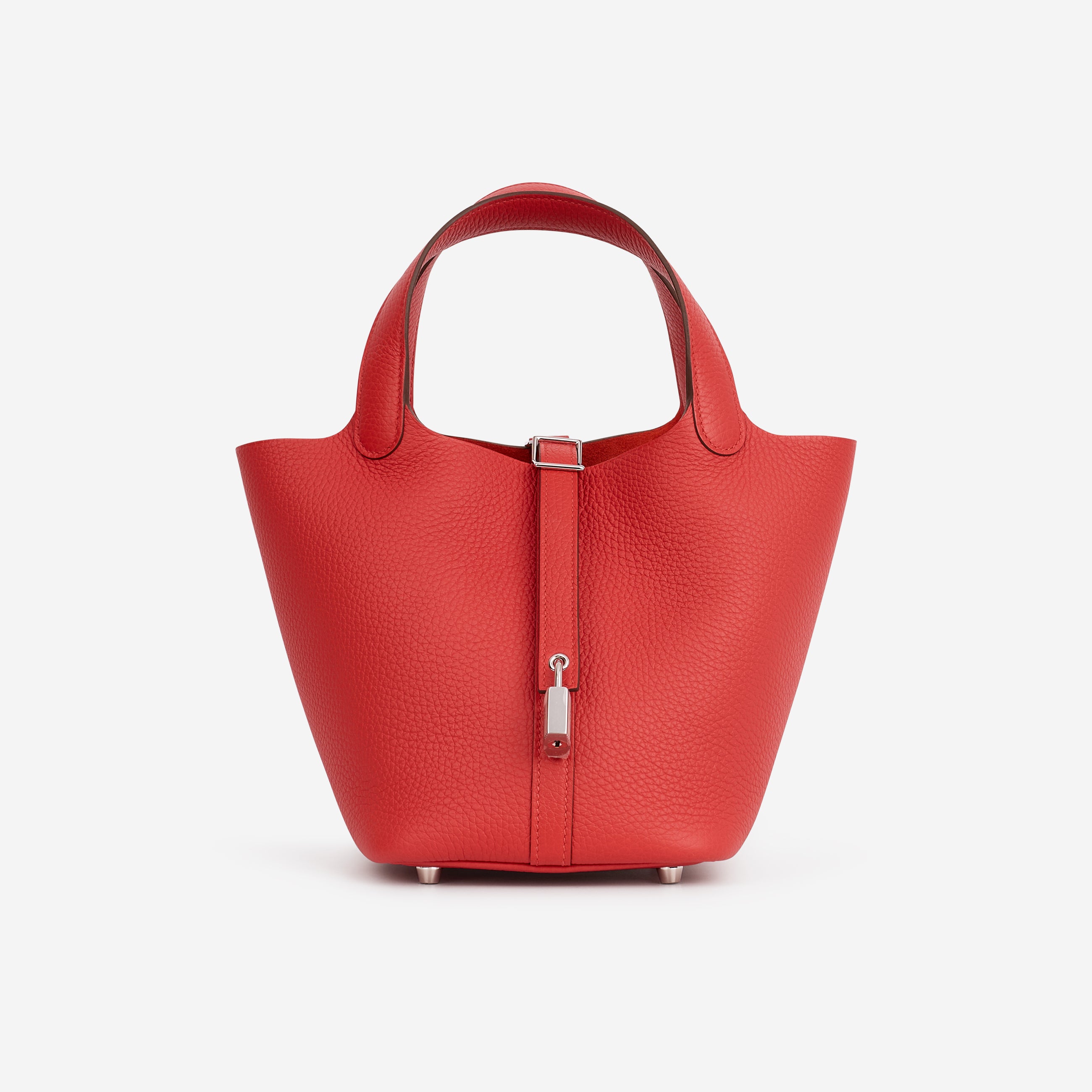 Hermès - Picotin 18 - Rouge de Coeur Clemence PHW - 2026 - Unused