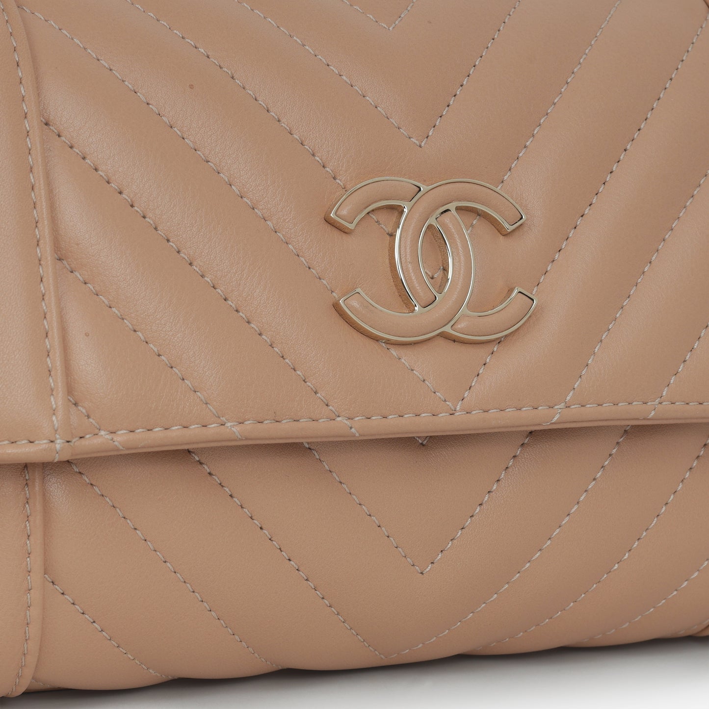 Chanel Small Daily Flap - Caramel Lambskin | Champagne Gold Hardware