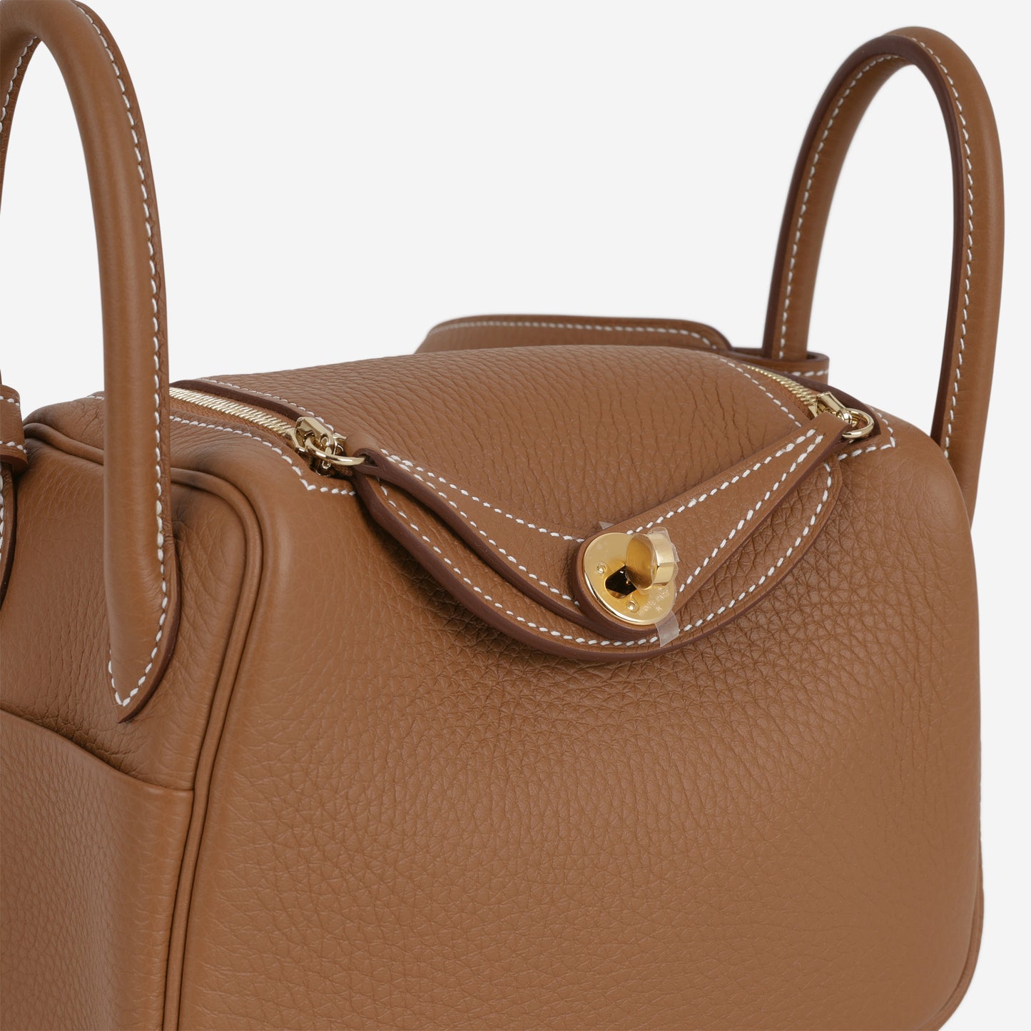 Hermès Mini Lindy - Gold Clemence | Gold Hardware