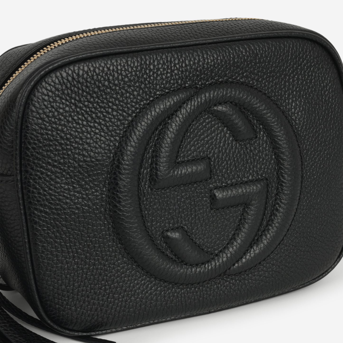 Gucci Soho Disco Crossbody - Black Taurillon | Gold Hardware