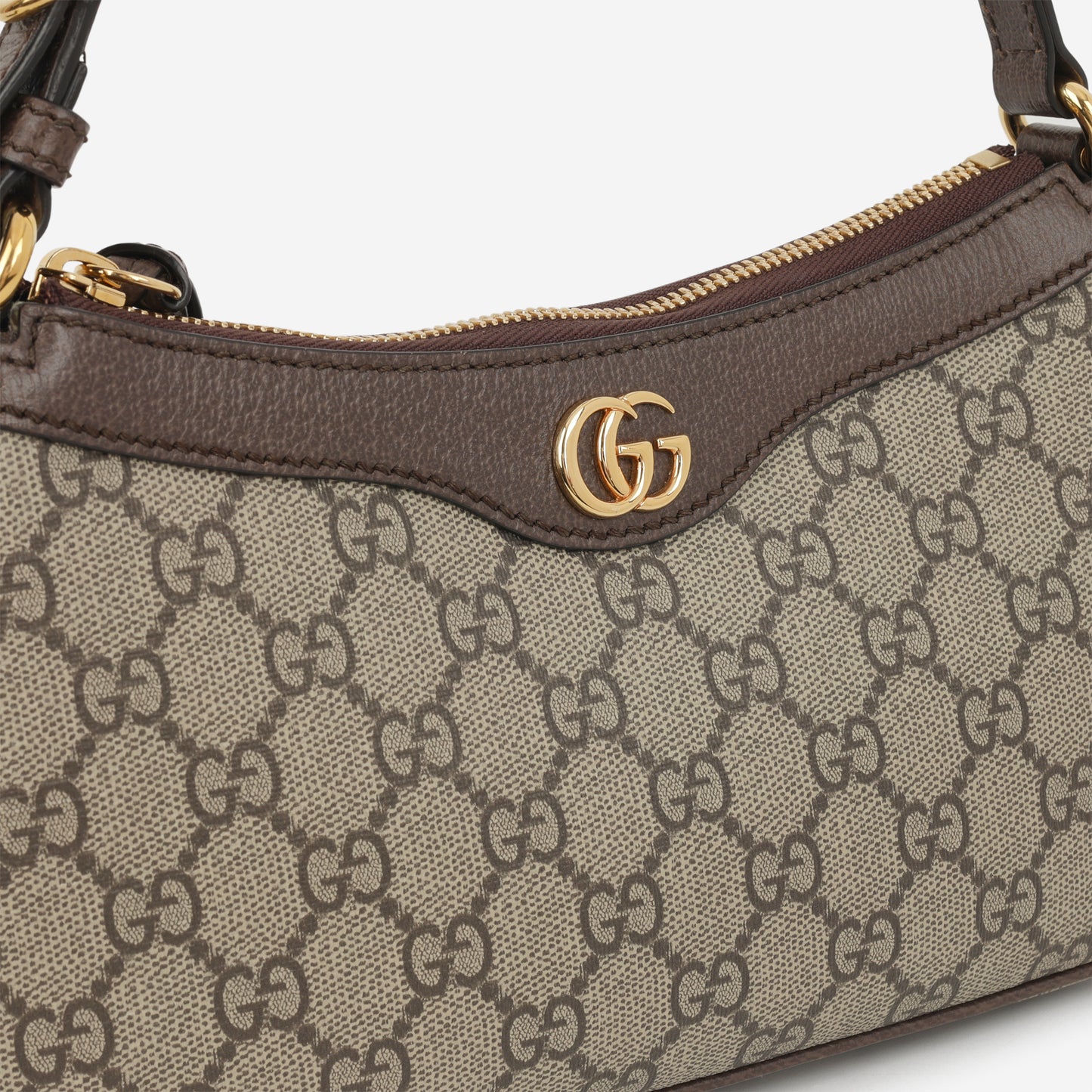 Gucci Small Ophidia Shoulder Bag - Monogram Coated Canvas | Gold Hardware