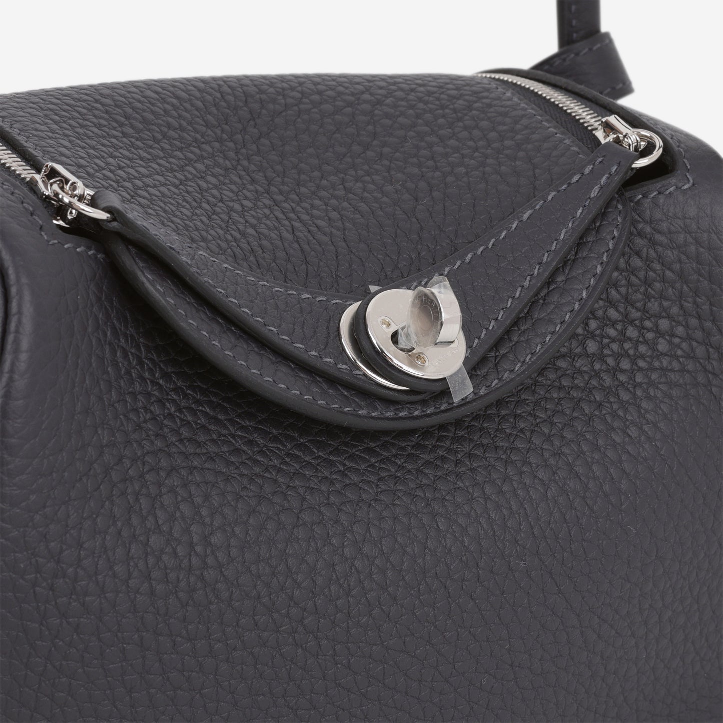 Hermès Mini Lindy - Caban Clemence | Palladium Hardware