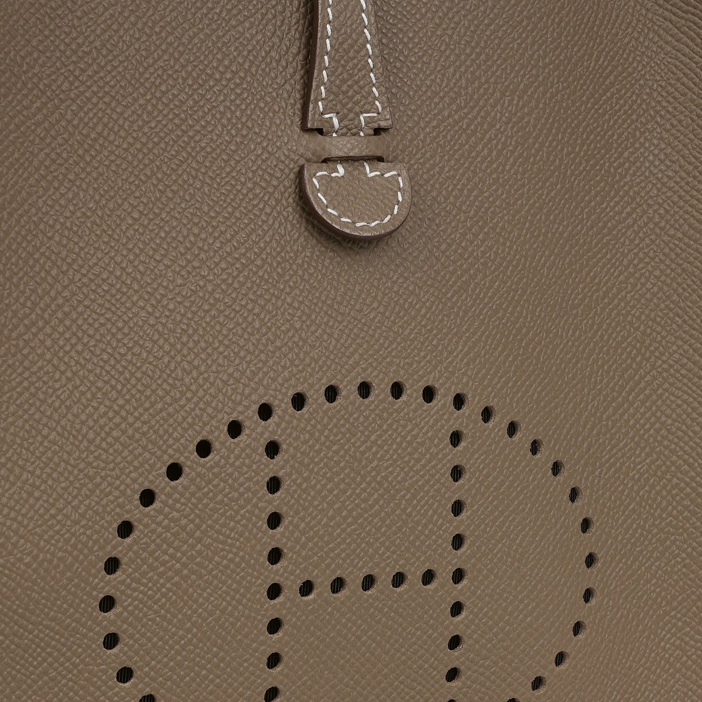 Hermès Mini Evelyne 16 Sellier - Etoupe Epsom | Gold Hardware