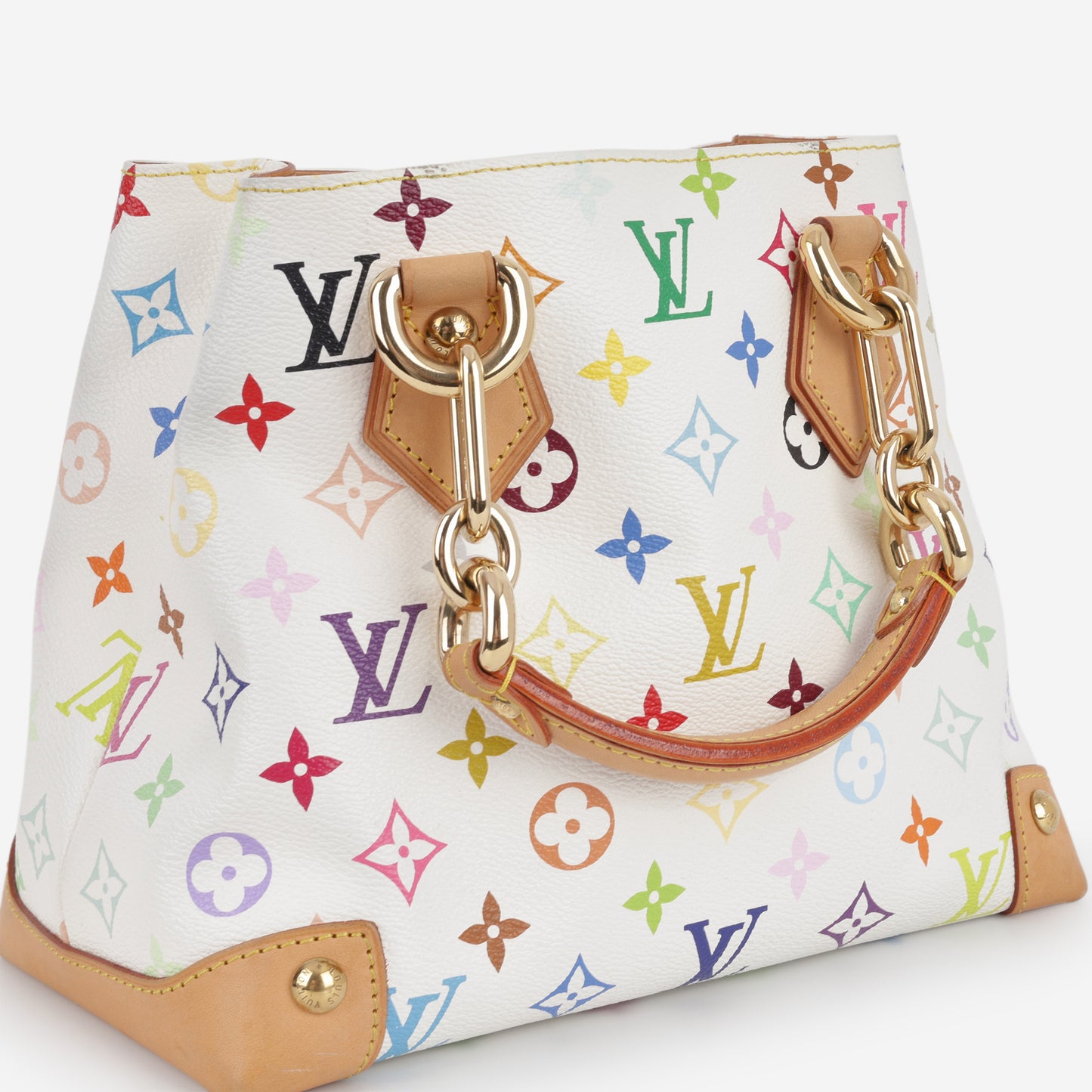 Audra Tote - TM Multicolore Monogram | Gold Hardware