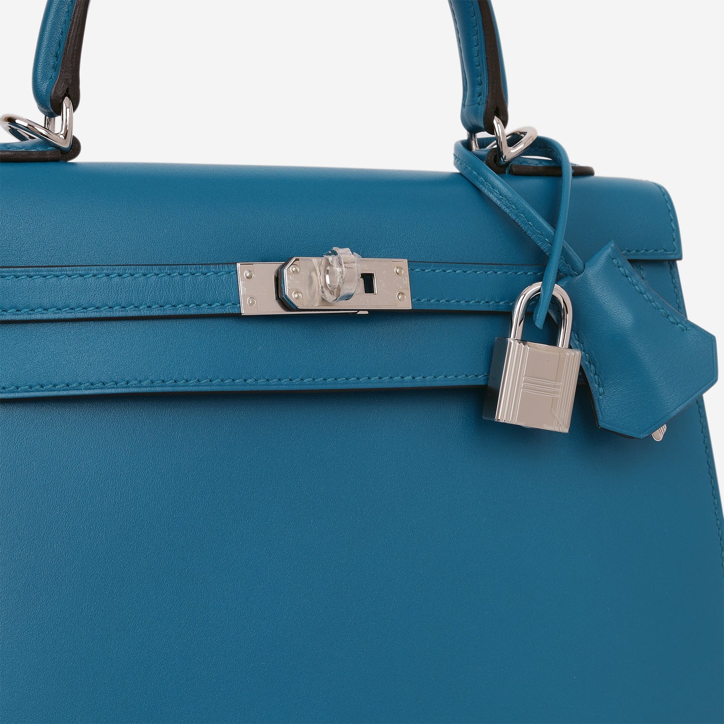 Hermès Kelly 25 - Bleu Izmir Tadelakt | Palladium Hardware