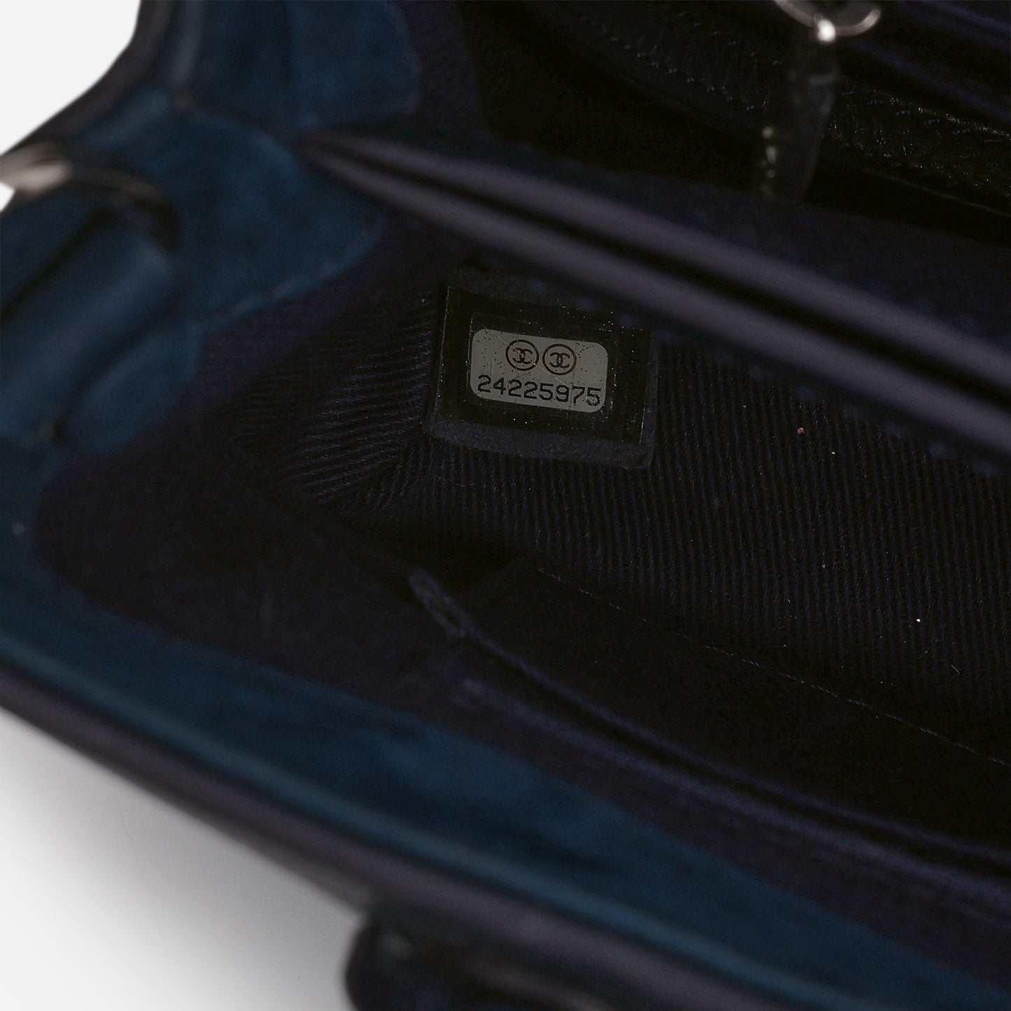 Chanel Neo Executive Tote - Blue Leather and Suede | Silver Hardware