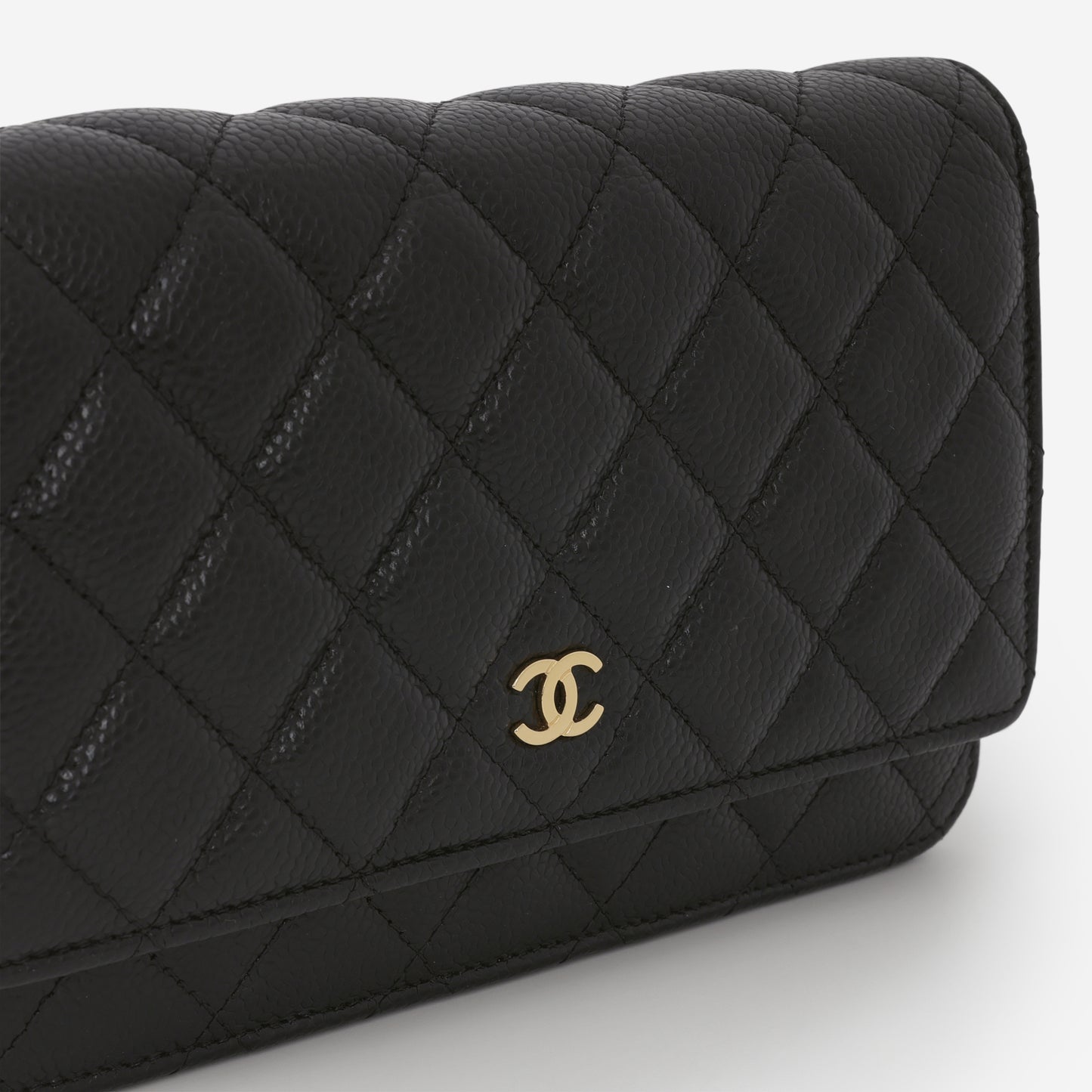 Chanel Classic Wallet on Chain - Black Caviar | Gold Hardware