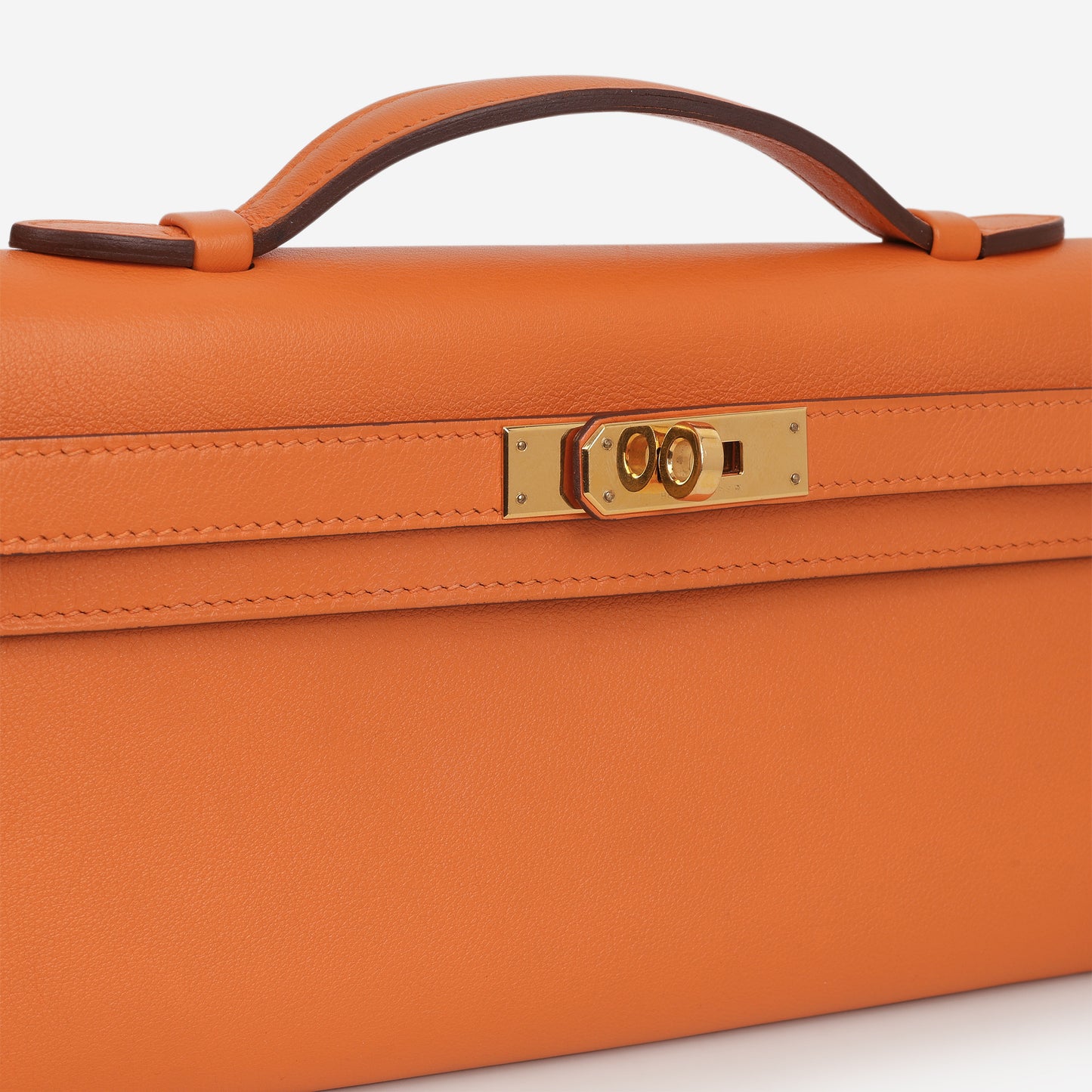 Hermès Kelly Cut - Orange Swift | Gold Hardware