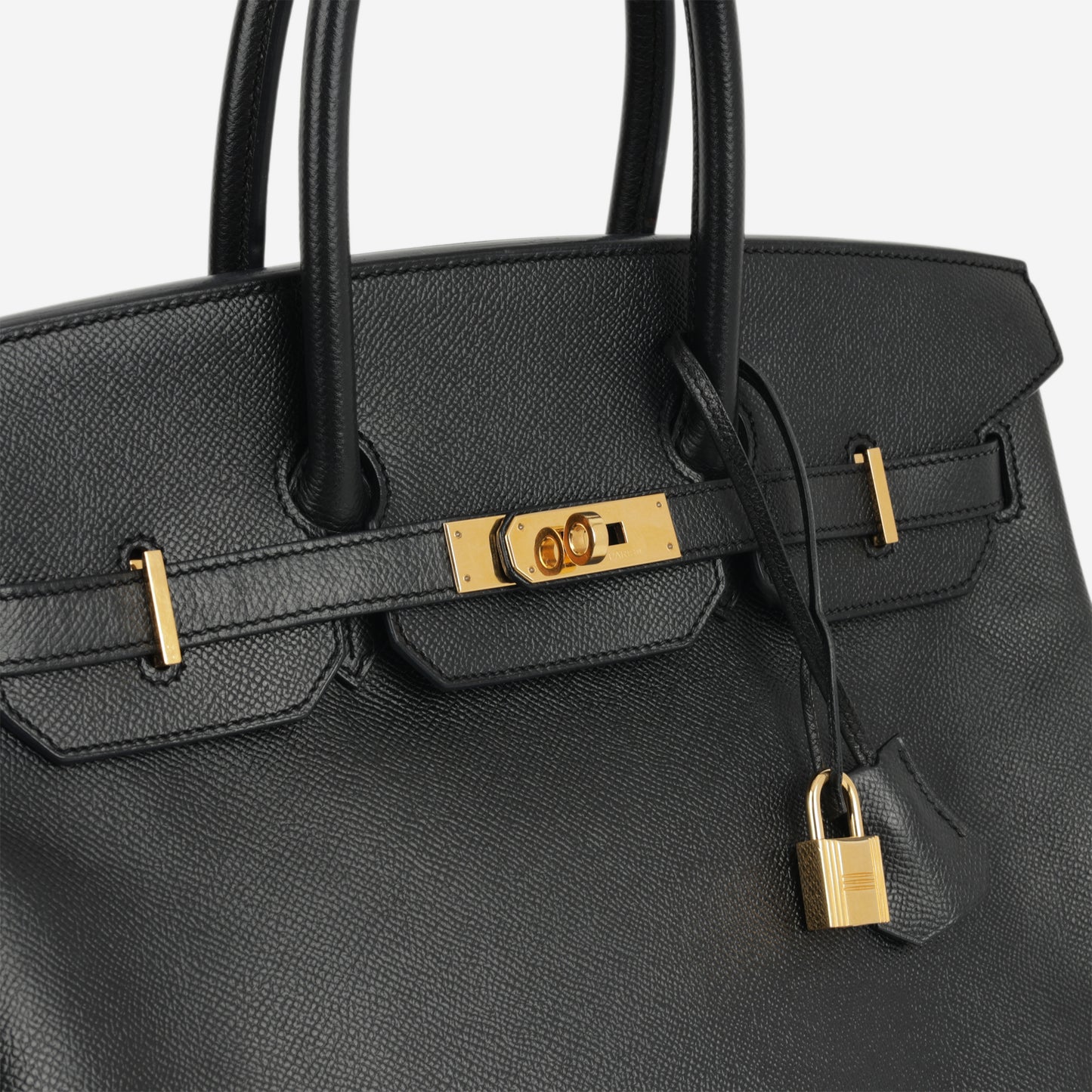 Hermès Birkin 35 - Black Epsom Retourne | Gold Hardware