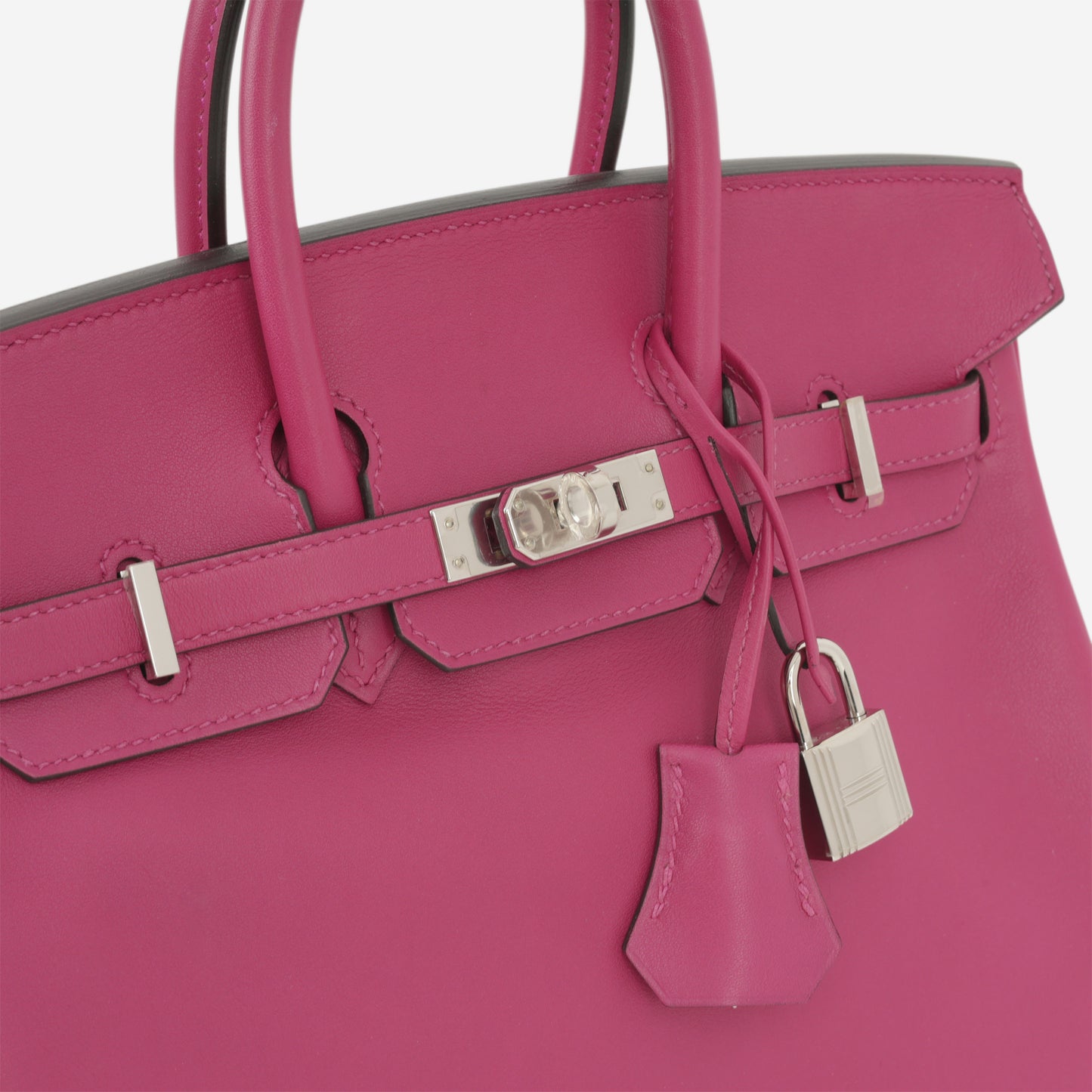 Hermès Birkin 25 - Rose Pourpre Swift | Palladium Hardware