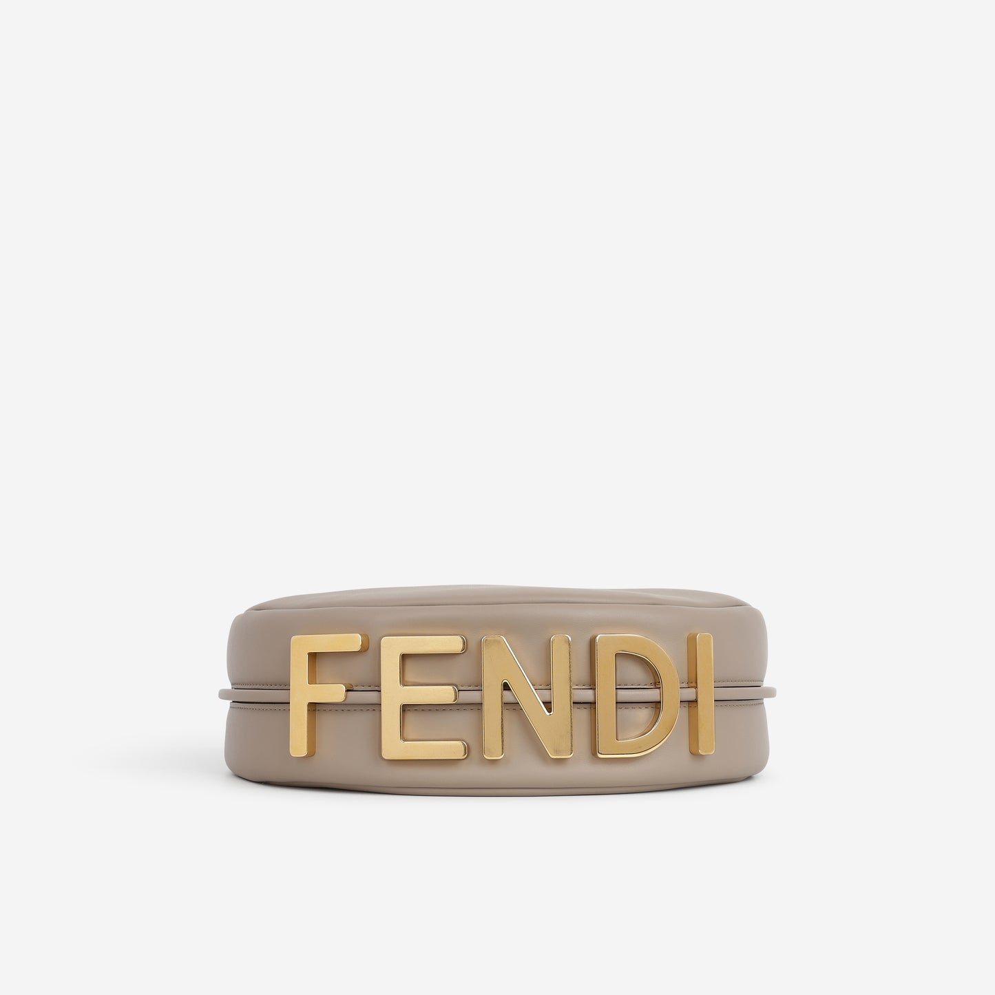 Small Fendigraphy - Taupe Smooth Calfskin | Gold Hardware