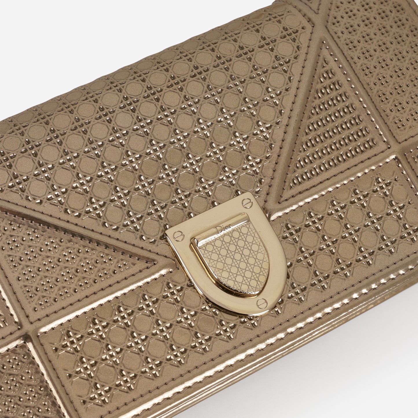 Dior Diorama WOC - Gold Microcannage | Champagne Gold Hardware