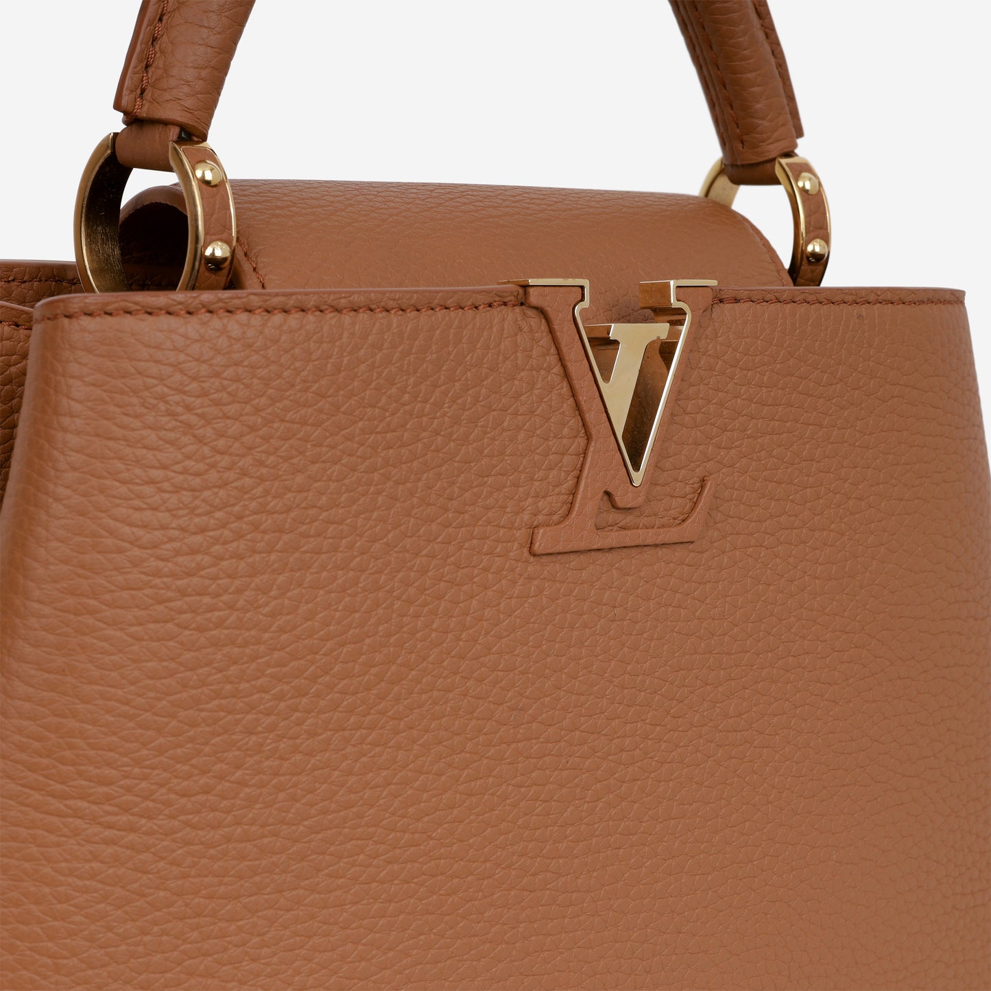 Louis Vuitton Capucines BB - Cognac Taurillon | Gold Hardware