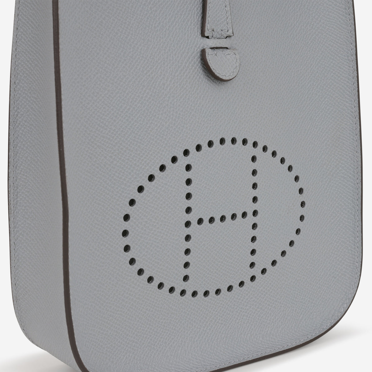 Hermès Mini Evelyne TPM - Gris Pantin Epsom | Palladium Hardware - Bagista