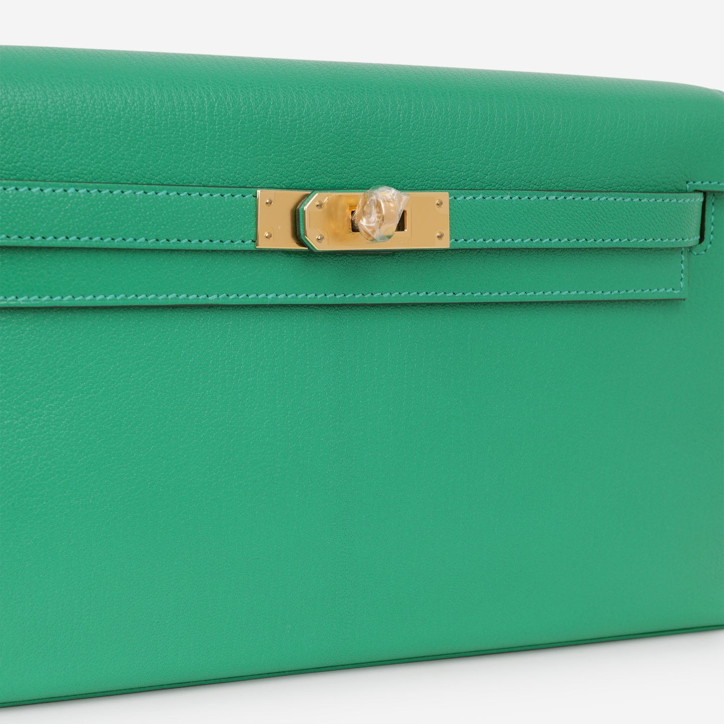 Hermès Kelly Elan - Menthe Chèvre Chamkila | Gold Hardware