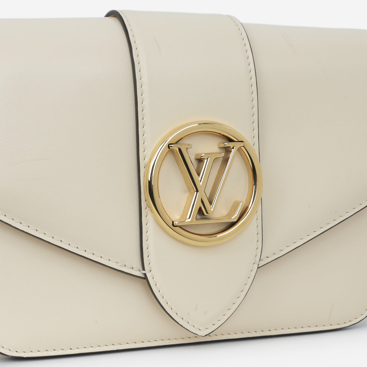 Louis Vuitton Pont Neuf - Cream Smooth Calfskin | Gold Hardware