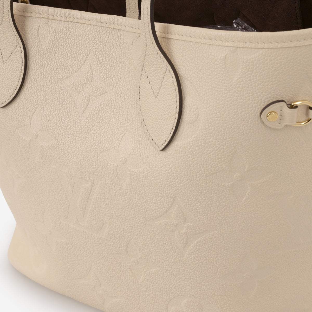Louis Vuitton Neverfull MM - Creme Empreinte | Gold Hardware