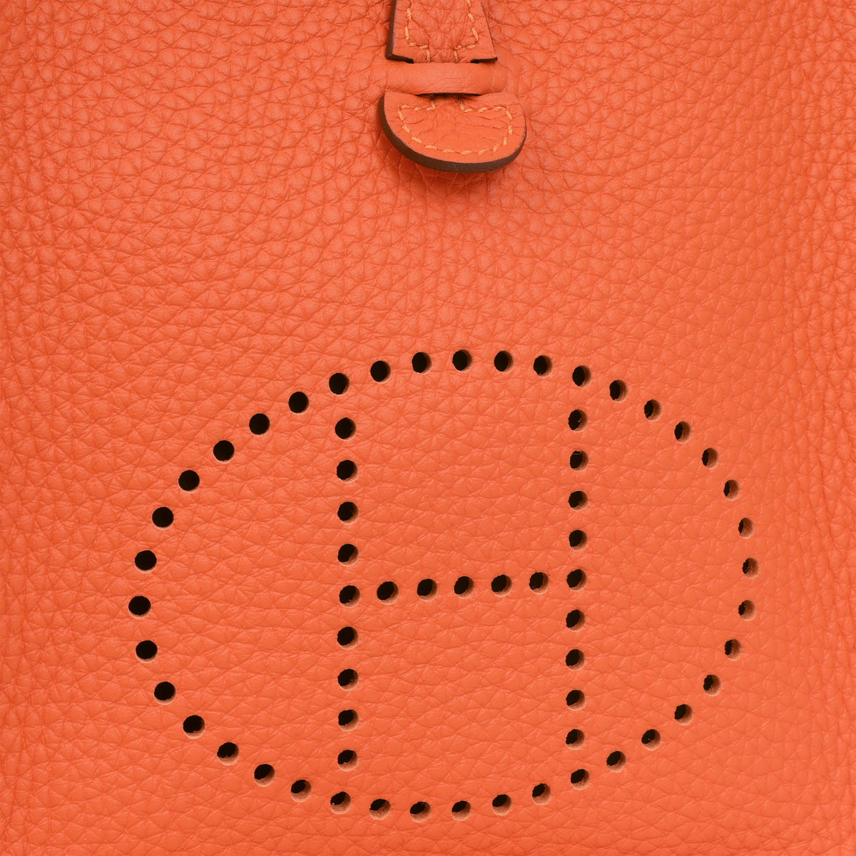 Hermès Evelyne TPM - Tangerine Clemence | Palladium Hardware