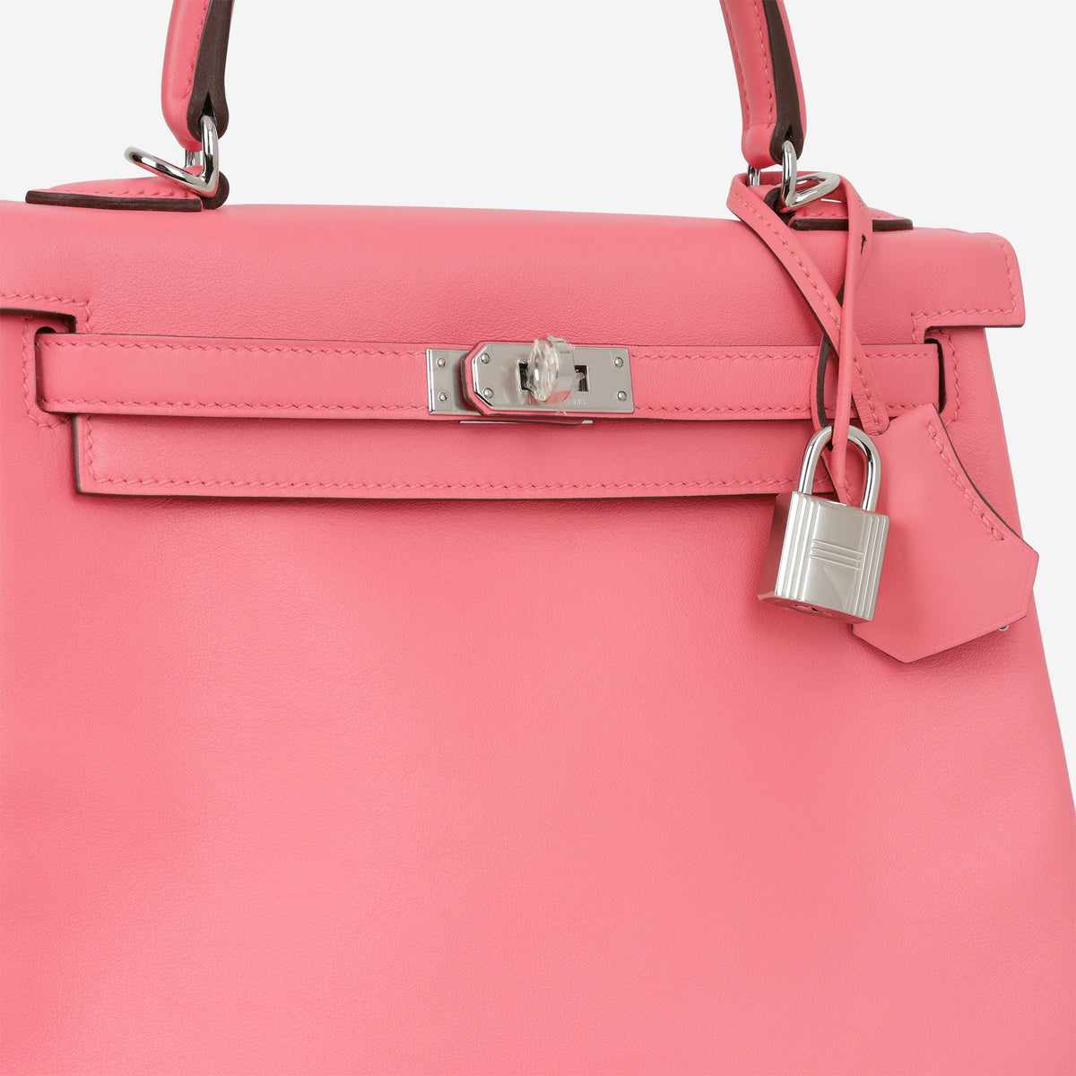 Hermès Kelly 25 - Rose Azalee Swift | Palladium Hardware