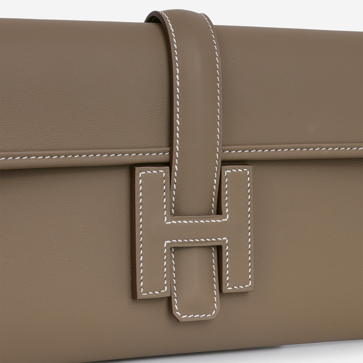 Hermès Jige 29 Clutch - Etoupe Swift