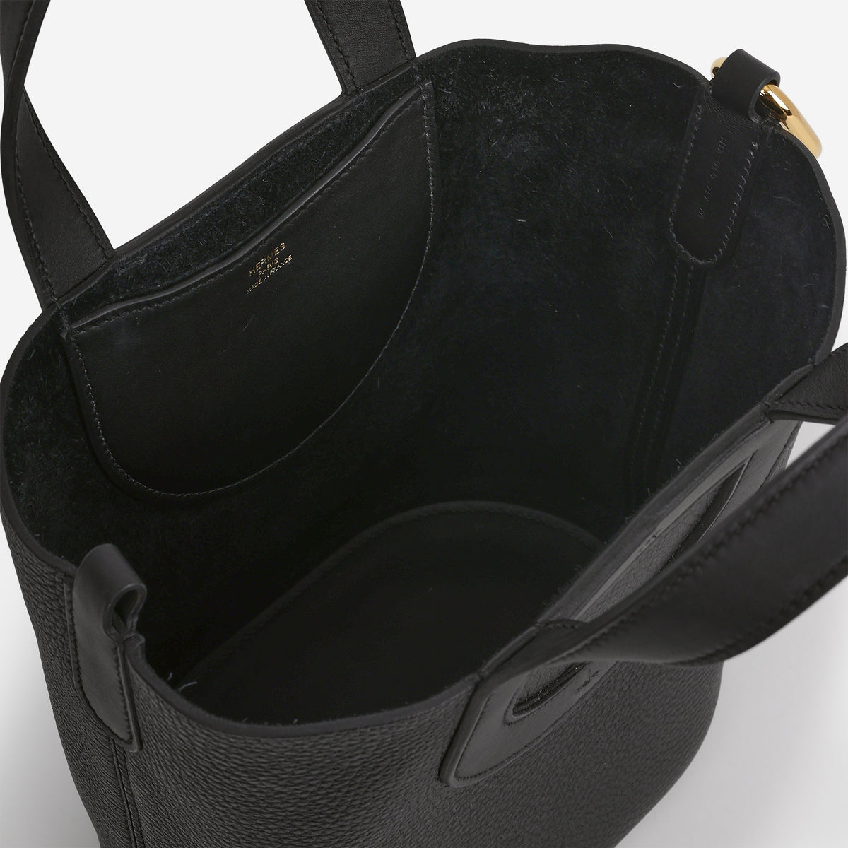 Hermès In-The-Loop 18 - Noir Clemence / Swift | Gold Hardware