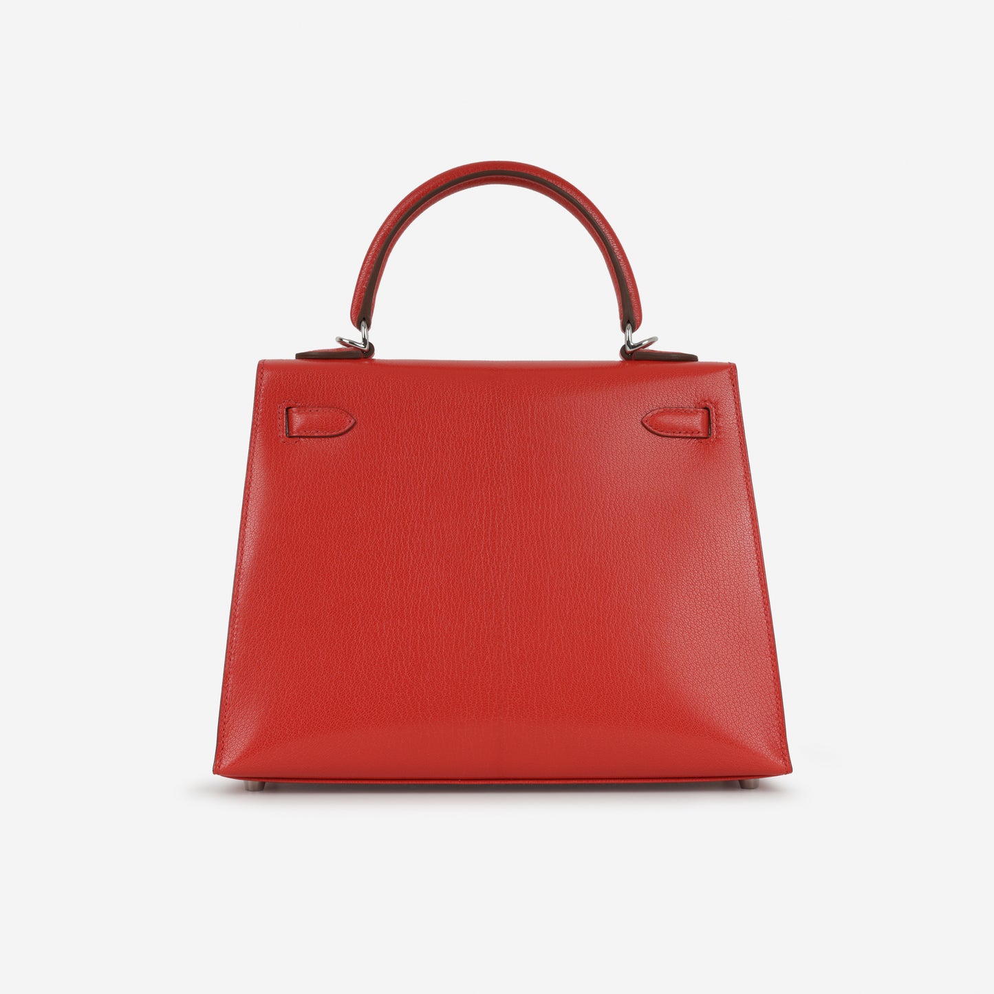 Hermès Kelly 25 - Rouge De Coeur Chevre Chamkila | Palladium Hardware