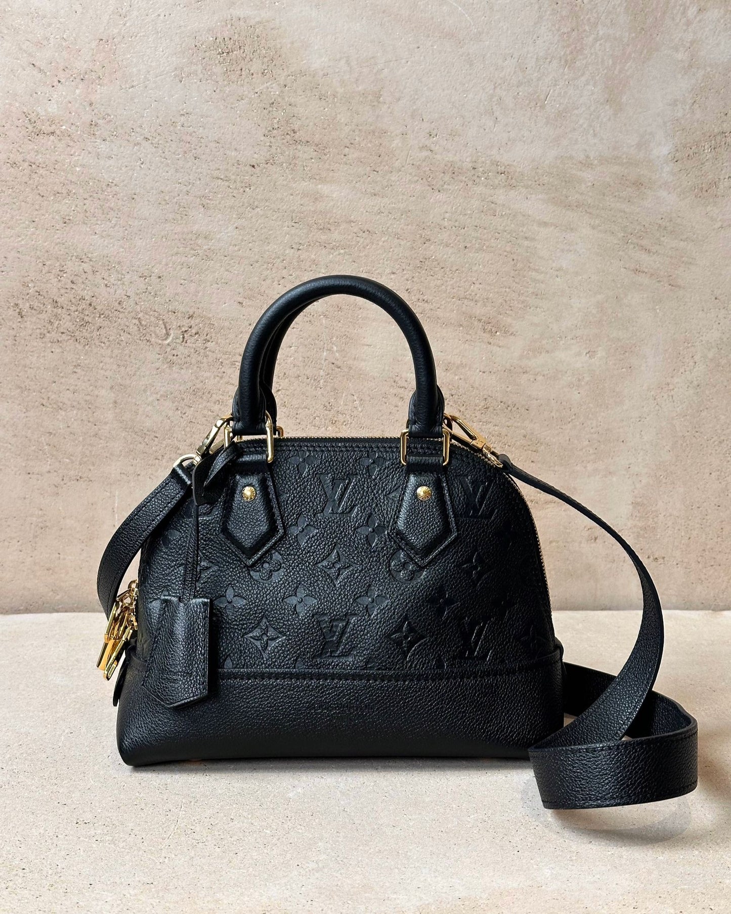 Louis Vuitton Neo Alma BB - Black Empreinte | Gold Hardware