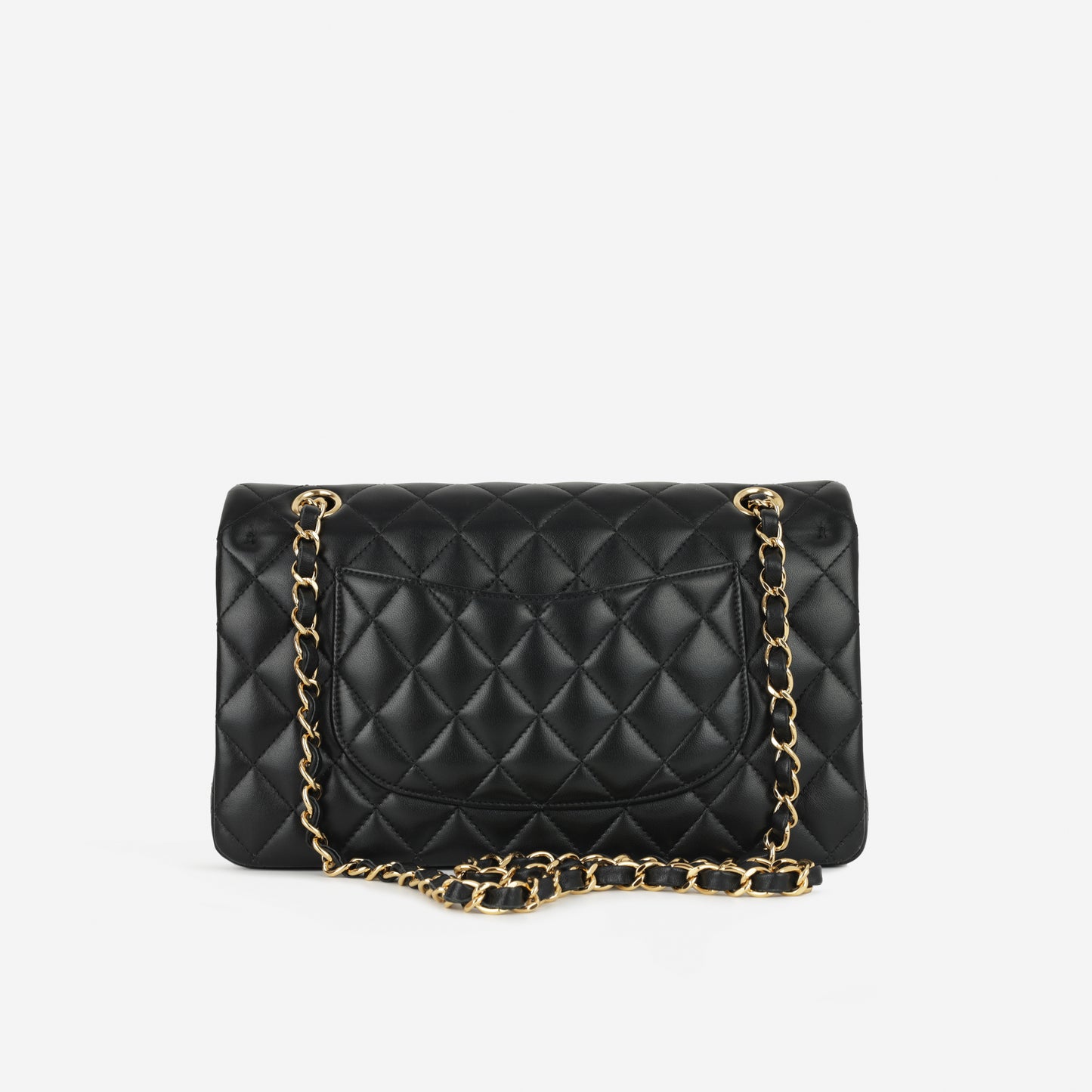 Chanel Medium Classic Flap - Black Lambskin | Gold Hardware