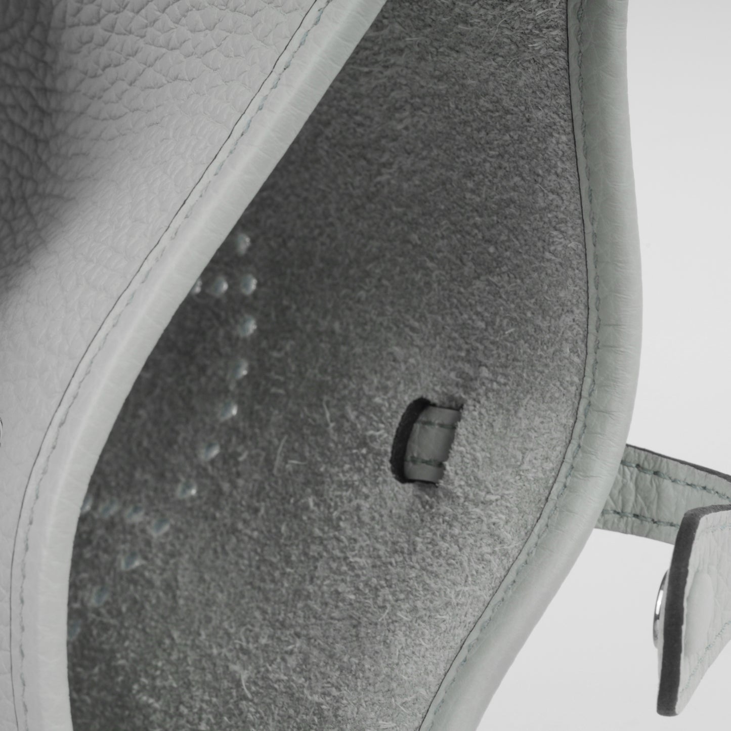 Hermès Evelyne TPM - Blue Pale Clemence / Nata Strap | Gold Hardware