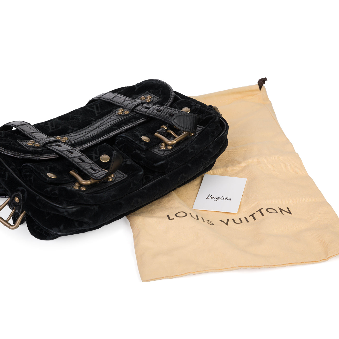 Monogram Velour Clyde Mon Bag