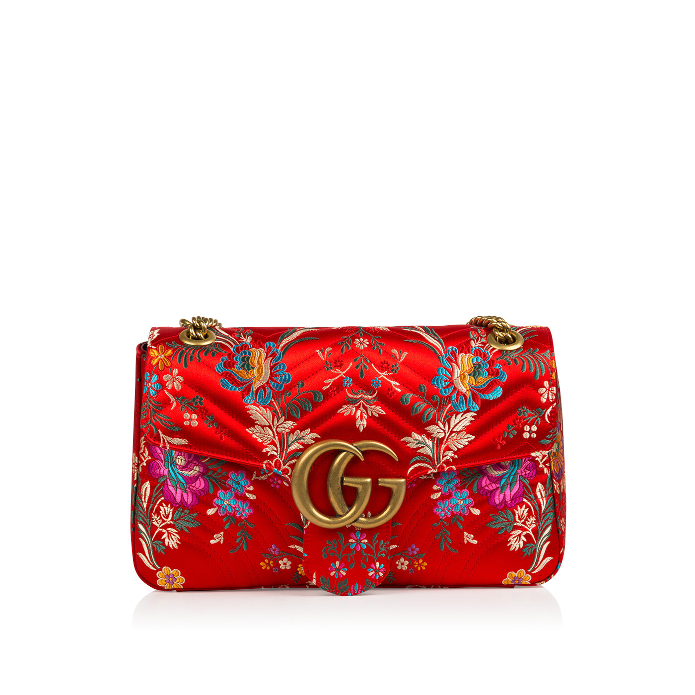 GG Marmont Floral-Jacquard Bag - Main Image