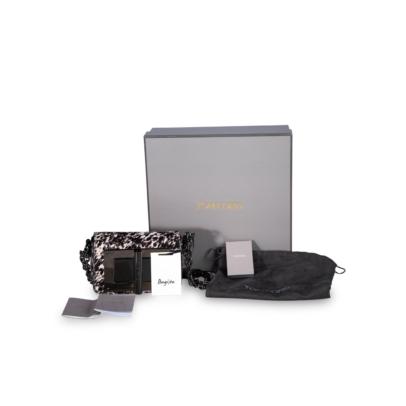 Natalia Printed Fur Bag