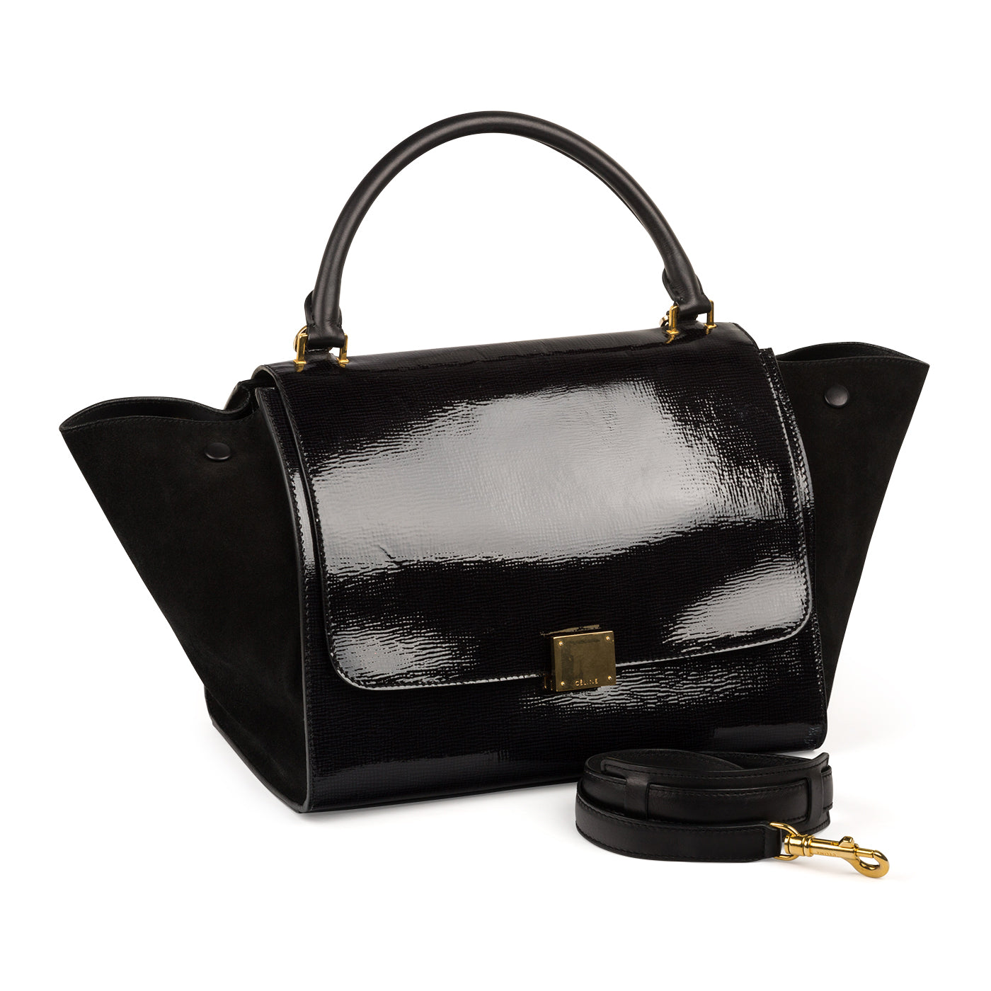 Trapeze Suede & Patent