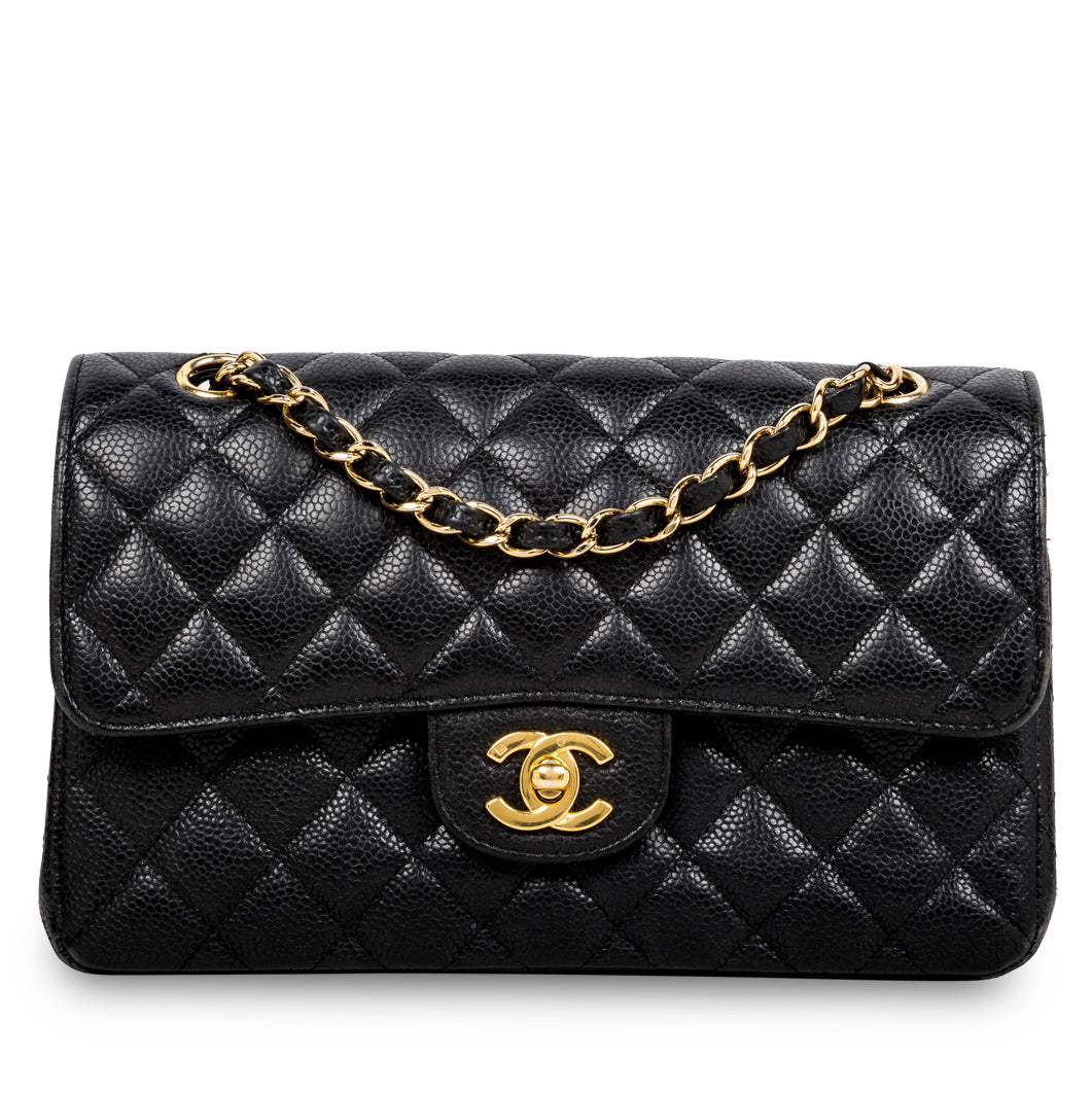 Chanel Caviar Flap Bag CHANEL Classic Mini Square Caviar Flap Bag