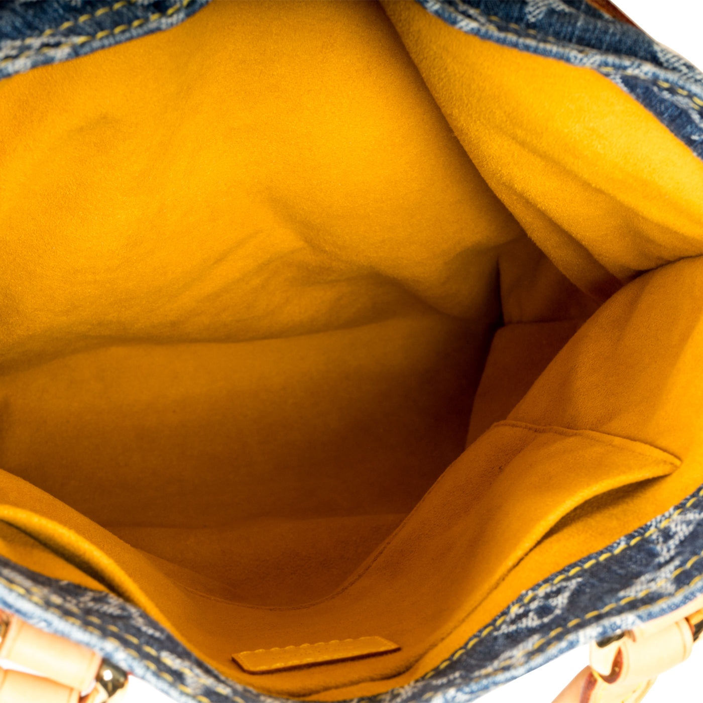 Sac Plat - Denim Monogram