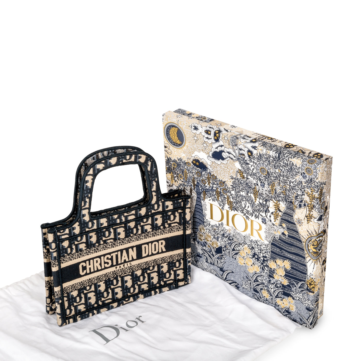 Mini Book Tote - Oblique Canvas