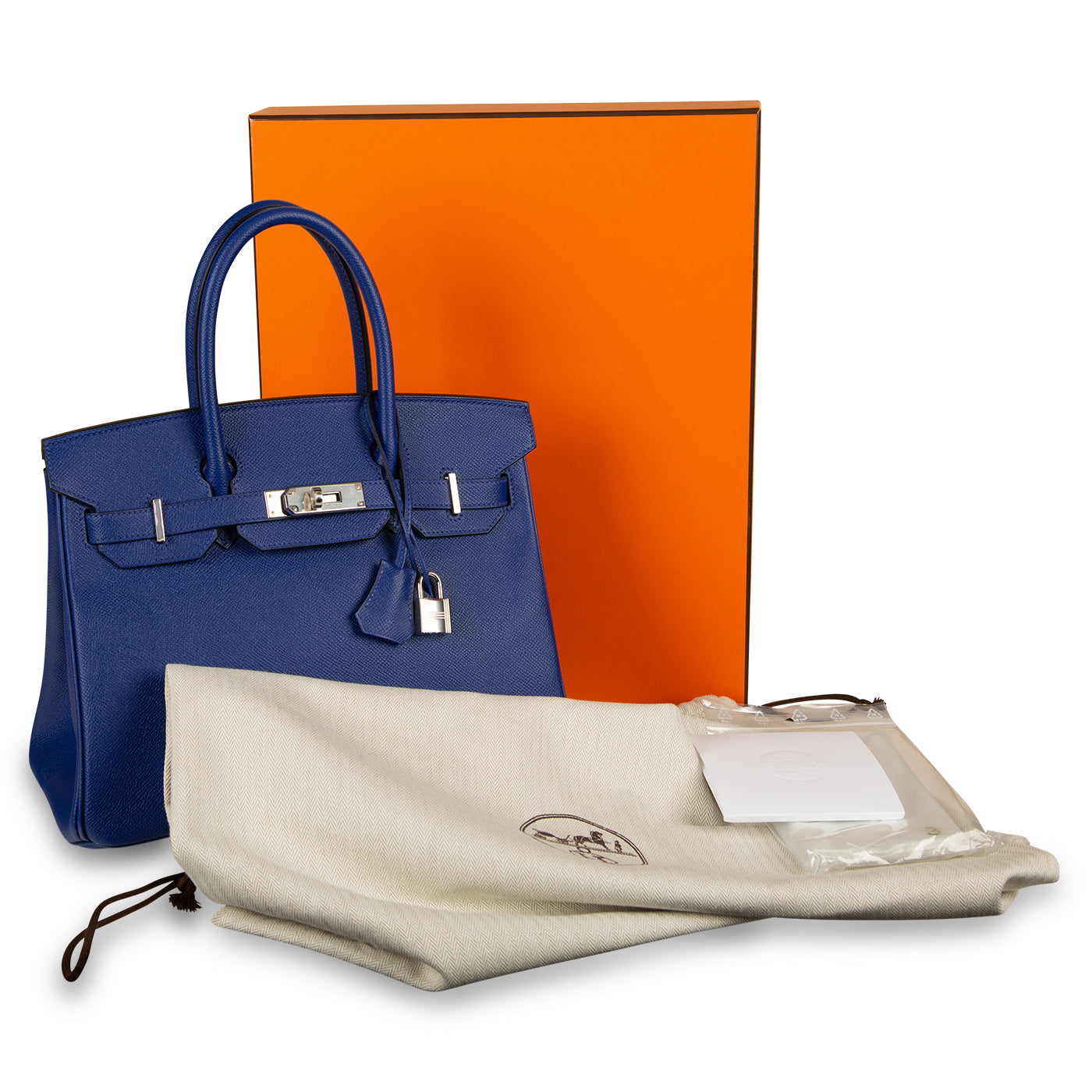 Birkin 30 - Bleu Electrique