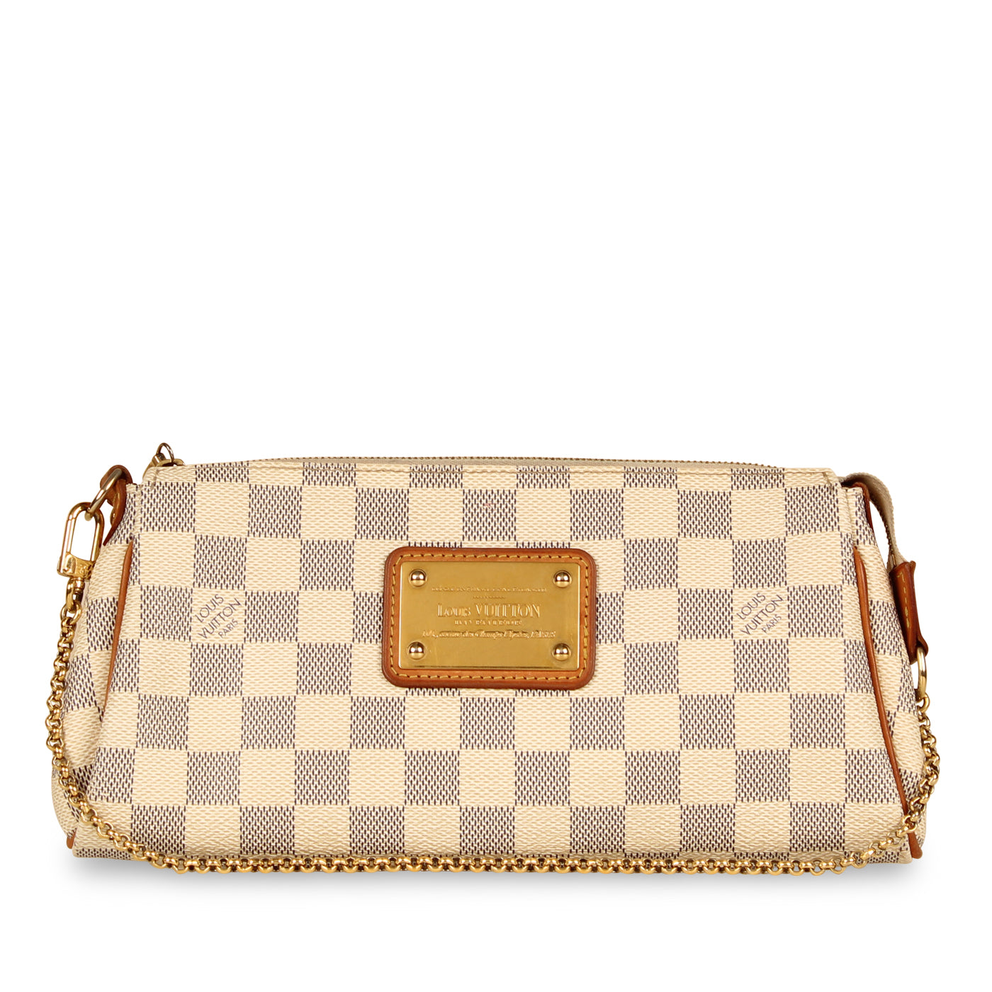 Lv Eva Louis Vuitton Damier Azur Pochette Eva 2way Crossbody Sophie