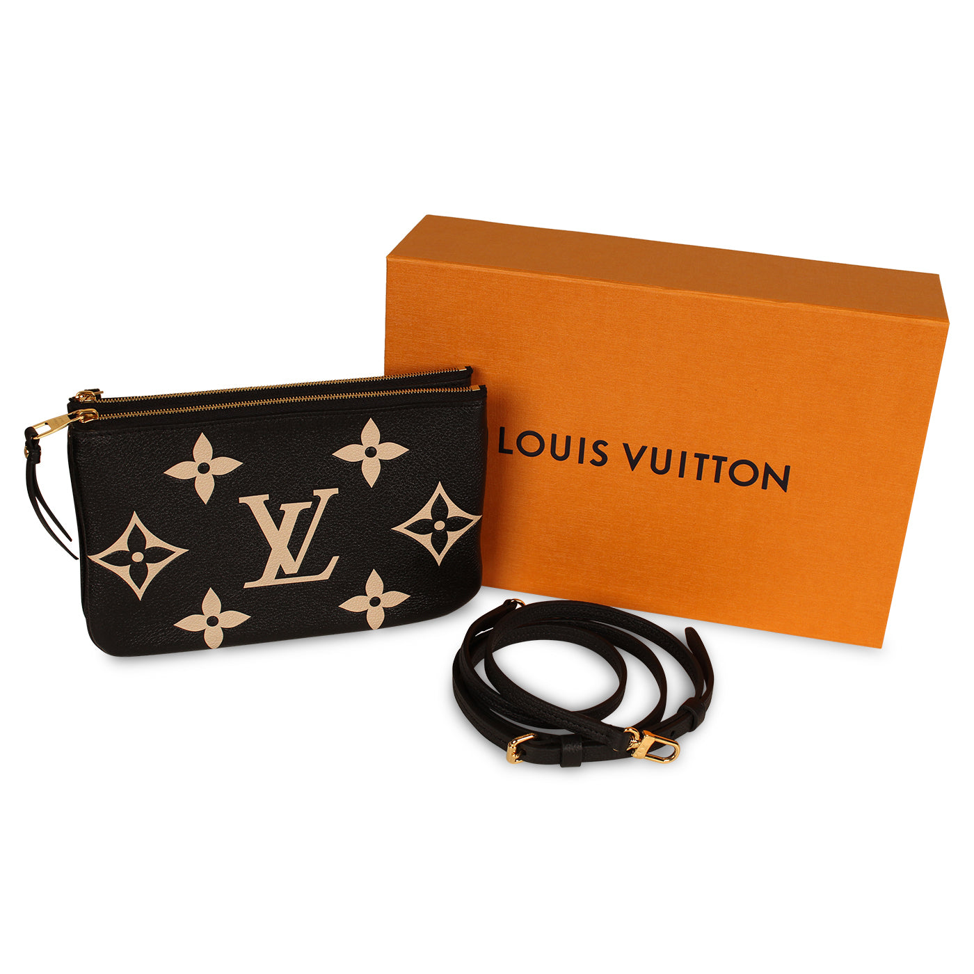 Pochette Double Zip on Strap