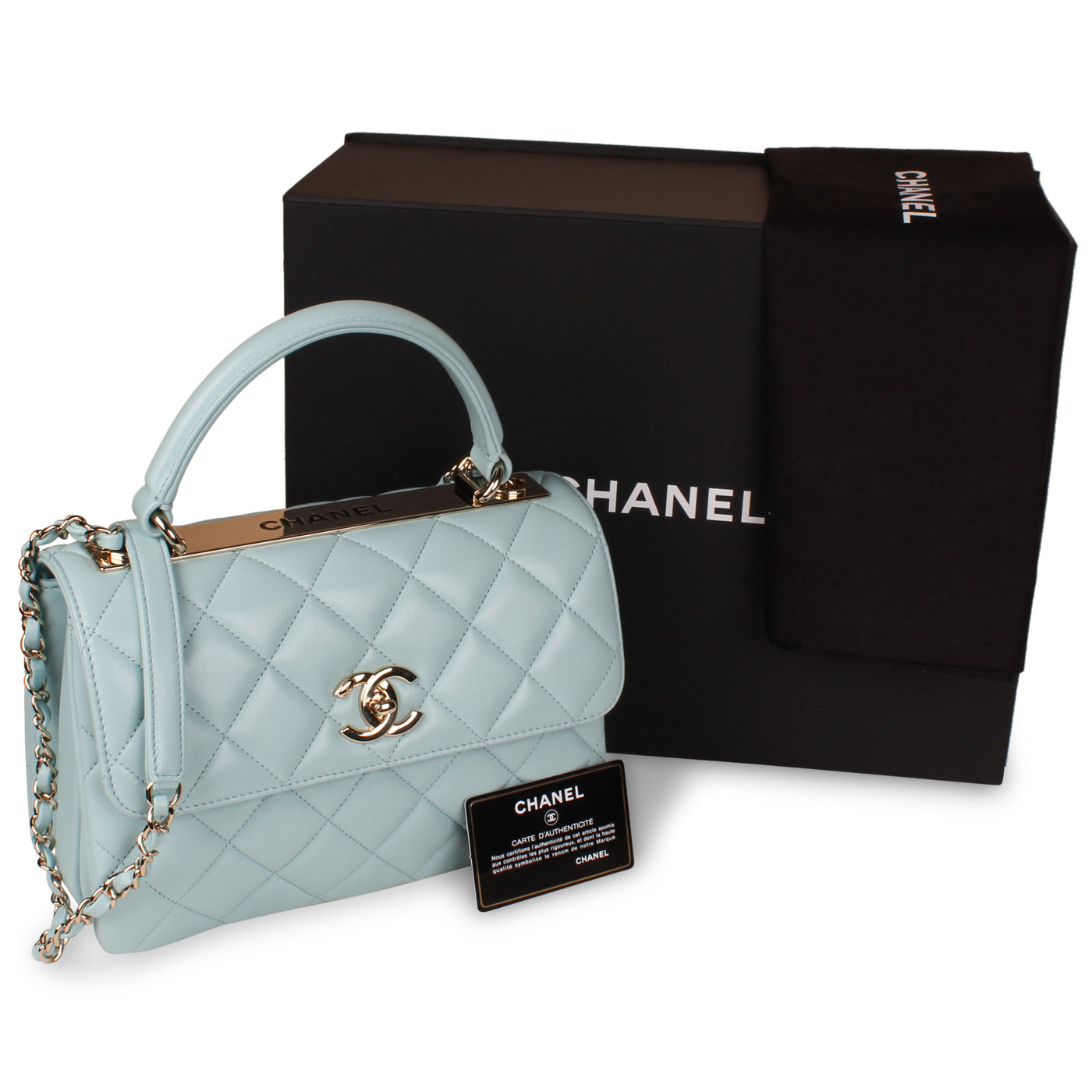 Trendy CC Flap Bag - Small Tiffany Blue