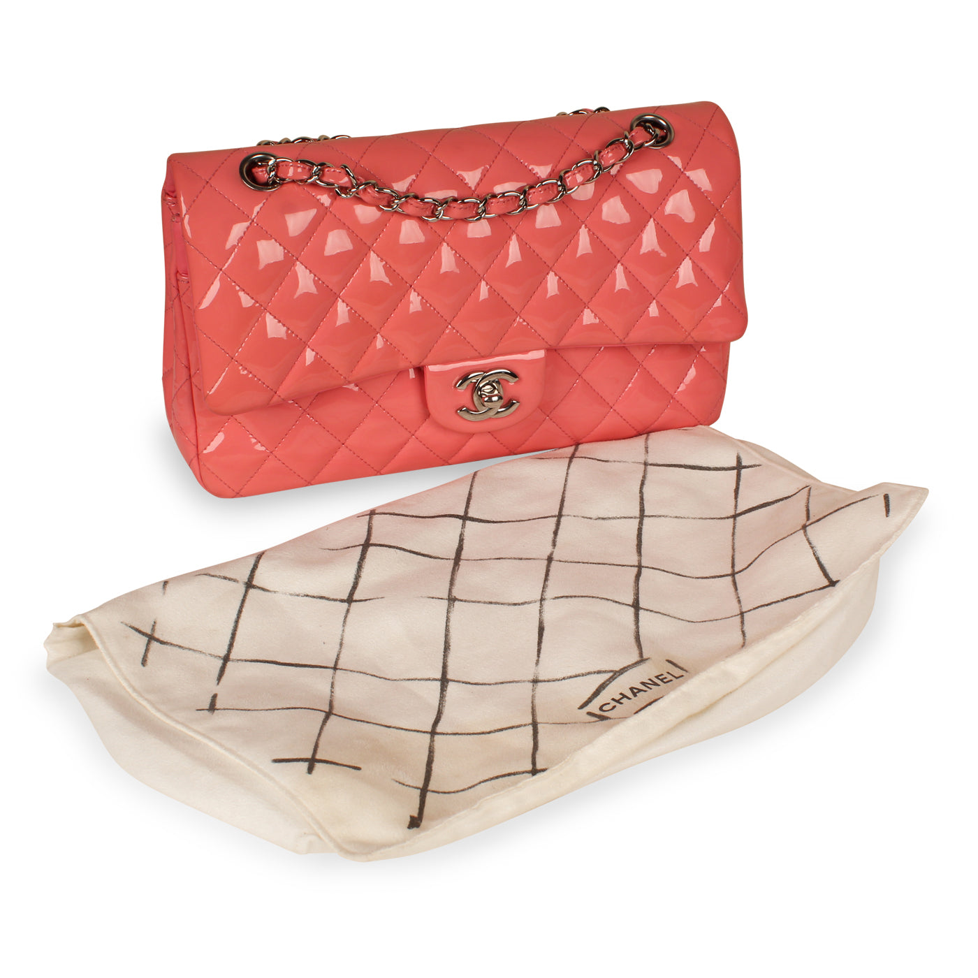 Classic Flap Bag Medium - Pink Patent