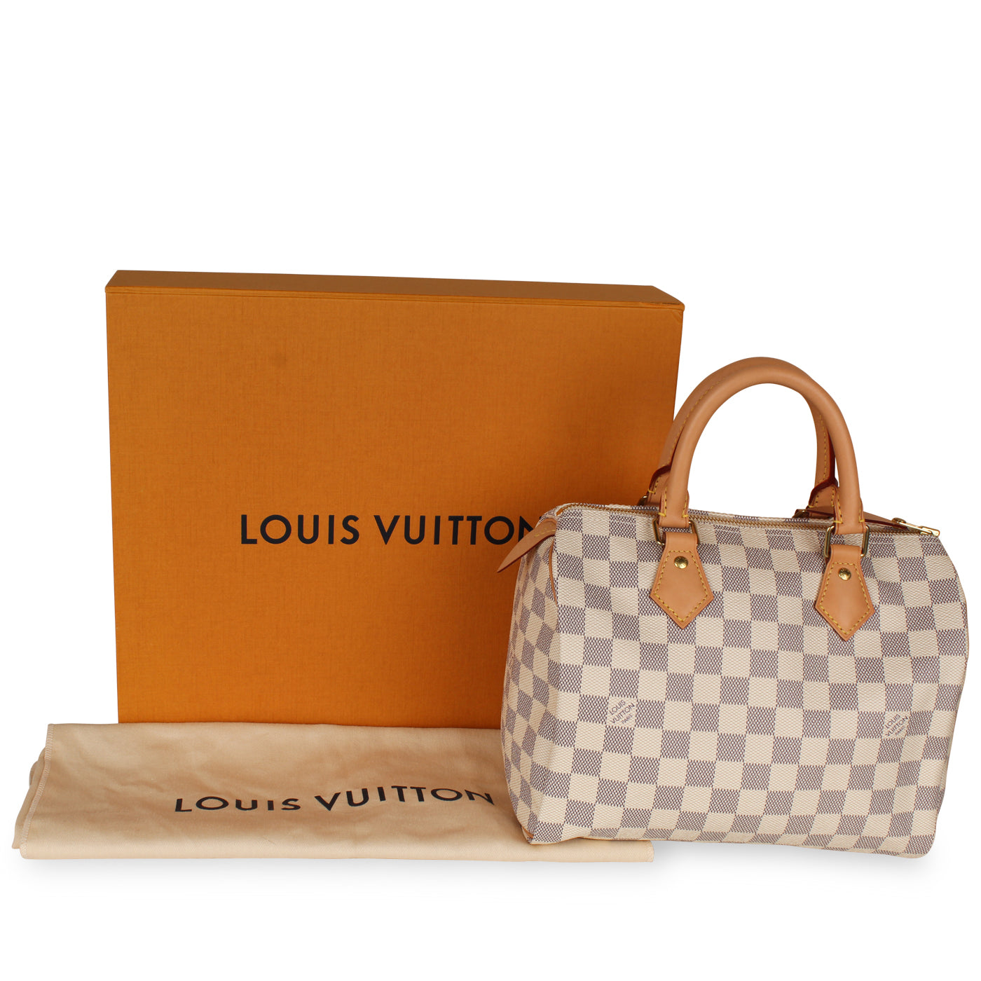 Speedy 25 - Damier Azur