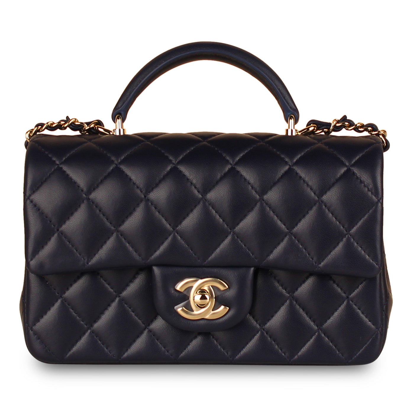 Classic Flap Bag Mini Rectangular Top Handle - Main Image