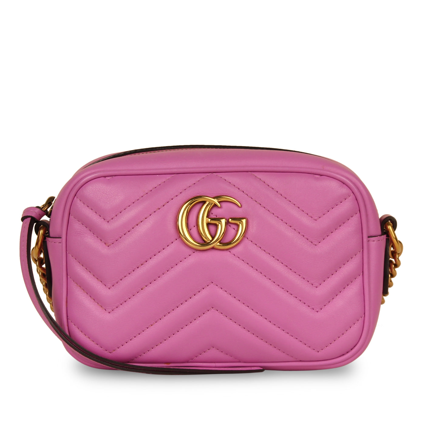 Gucci - Mini Marmont - Pink - Pre-Loved – Bagista