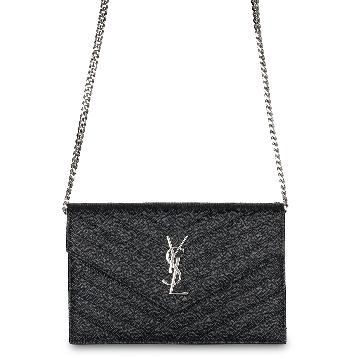 Envelope Chain Wallet - Black